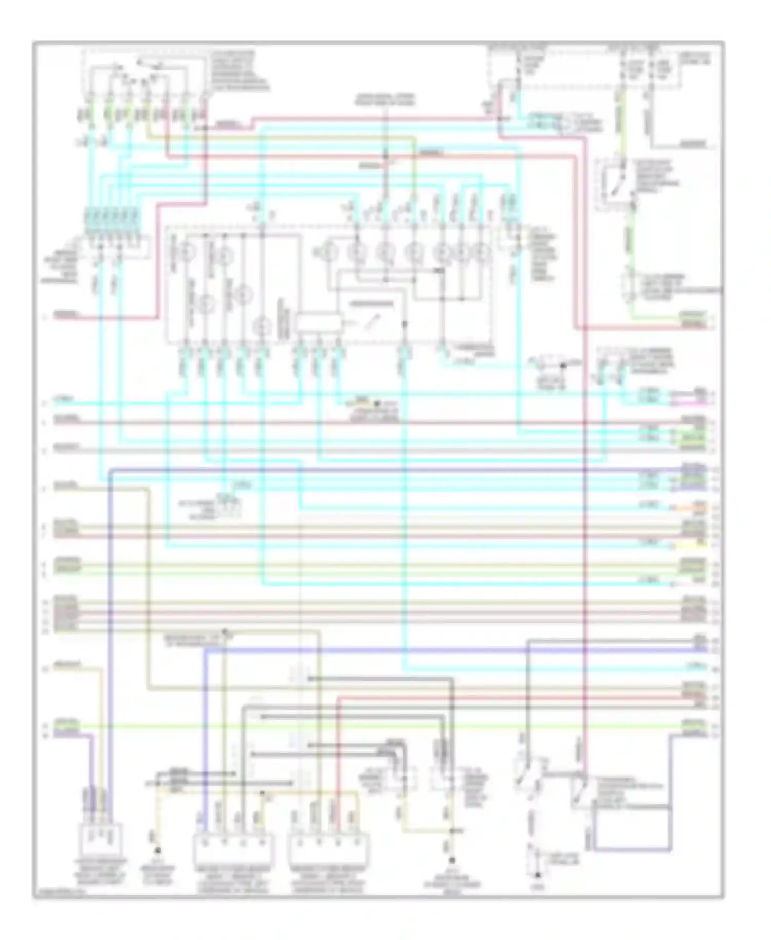 Wiring diagram blk for Lexus LX J100 (1998-2002) (20 of 46)