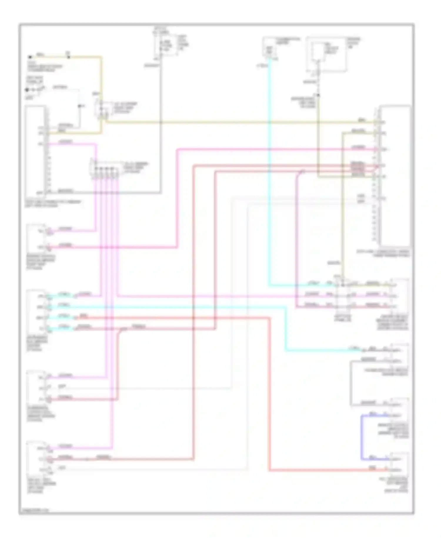 Wiring diagram blu for Lexus LX J100 (1998-2002) (11 of 39)