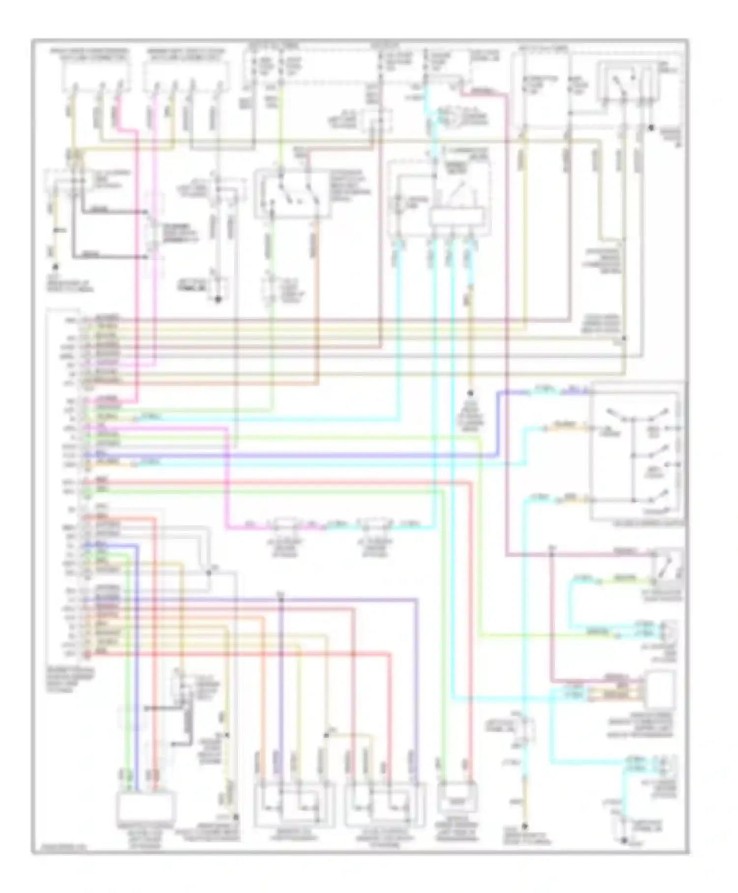 Wiring diagram efi fuse for Lexus LX J100 (1998-2002) (1 of 1)