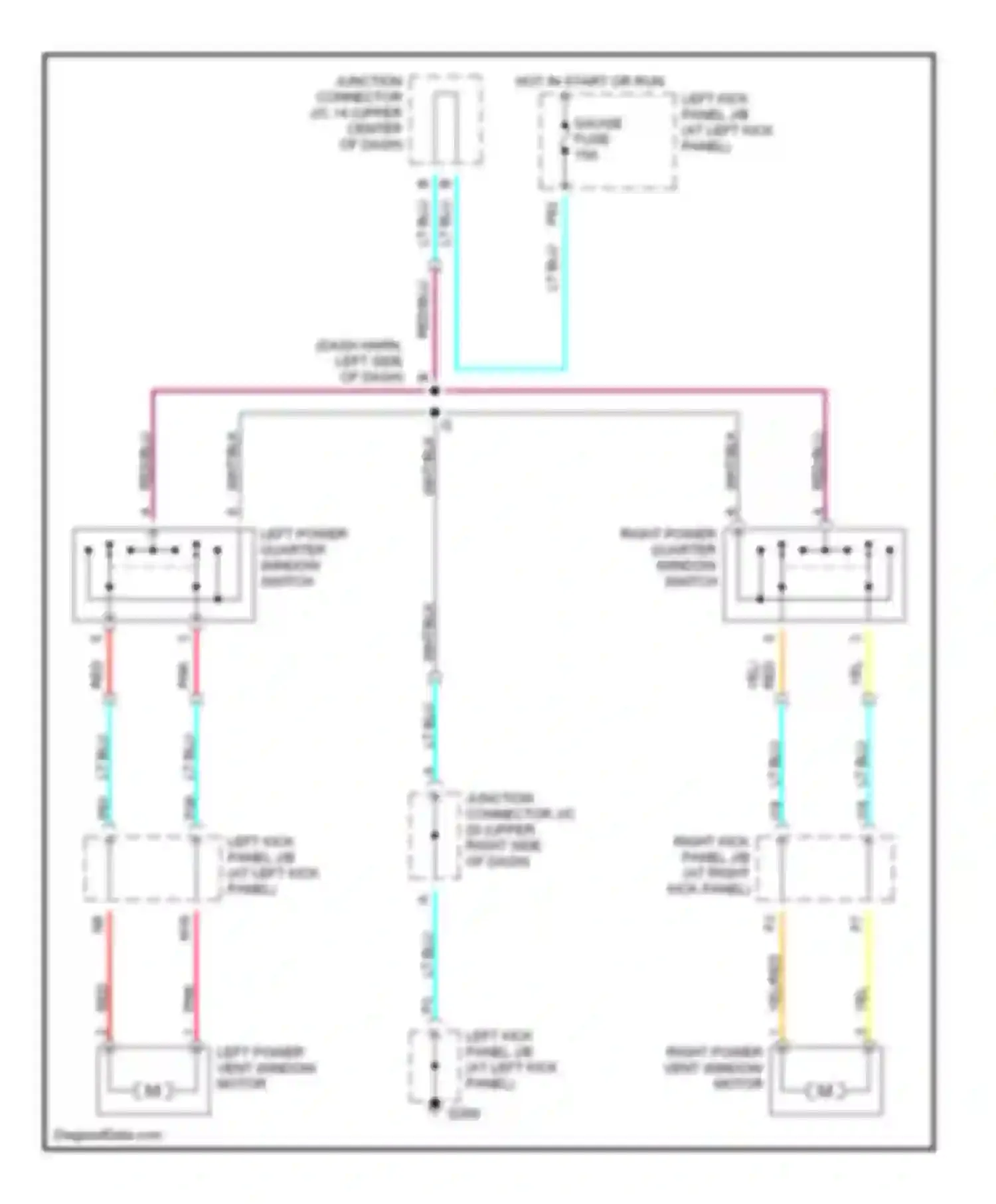 Wiring diagram gauge fuse for Lexus LX J100 (1998-2002) (15 of 16)