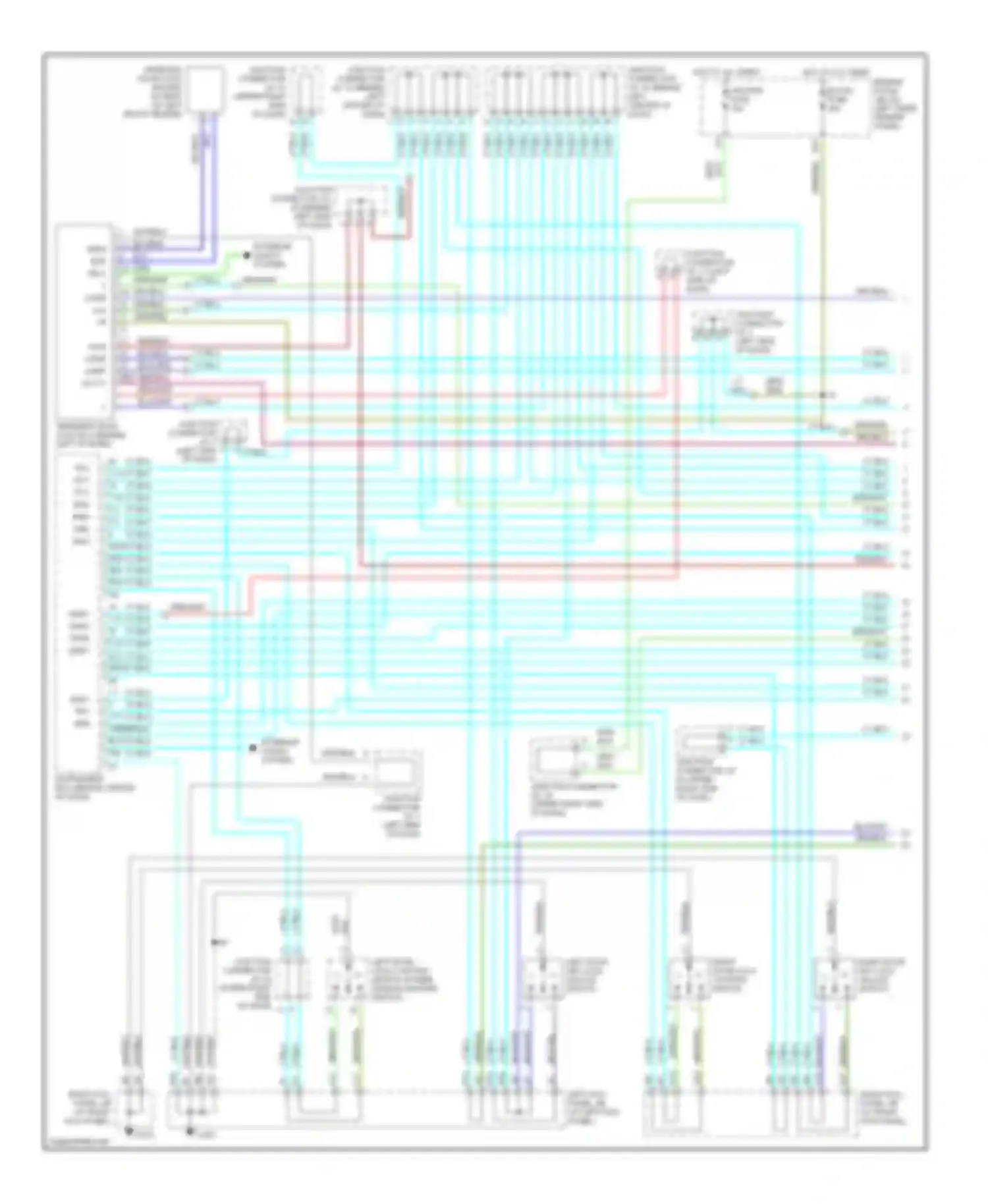 Wiring diagram gry/blu for Lexus LX J100 (1998-2002) (1 of 7)