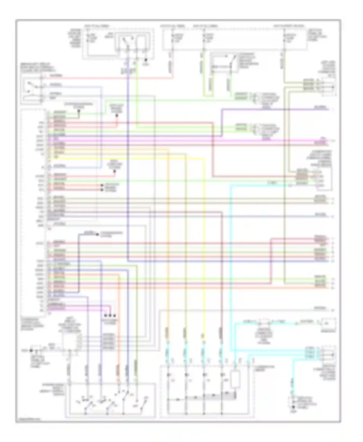 Wiring diagram hot in start or run for Lexus LX J100 (1998-2002) (2 of 8)