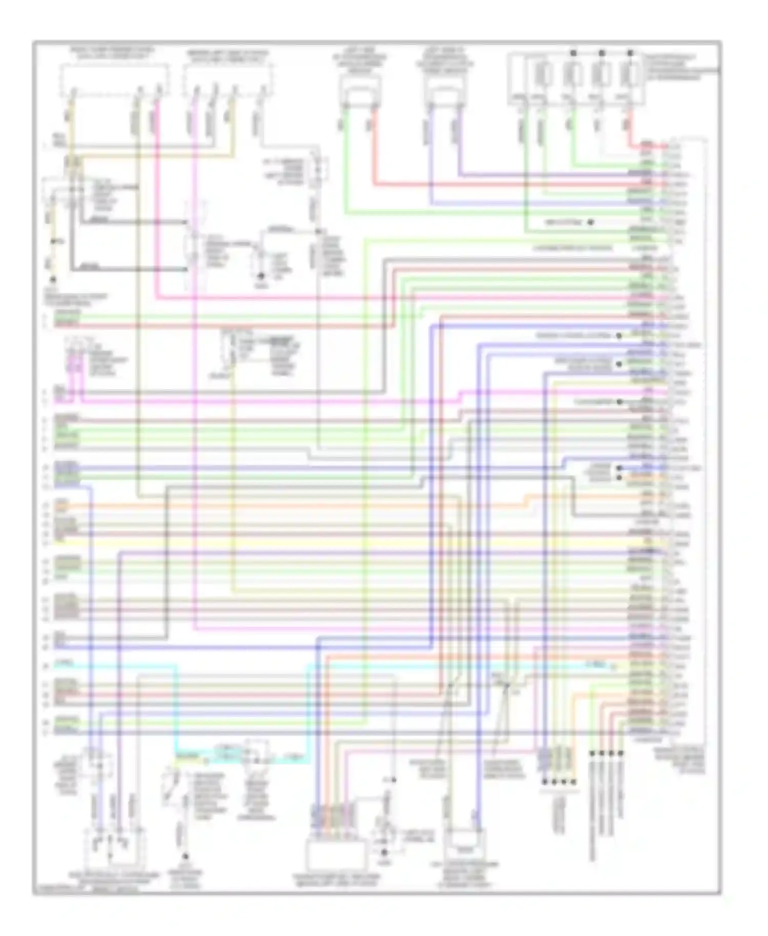 Wiring diagram ksw led for Lexus LX J100 (1998-2002) (1 of 1)