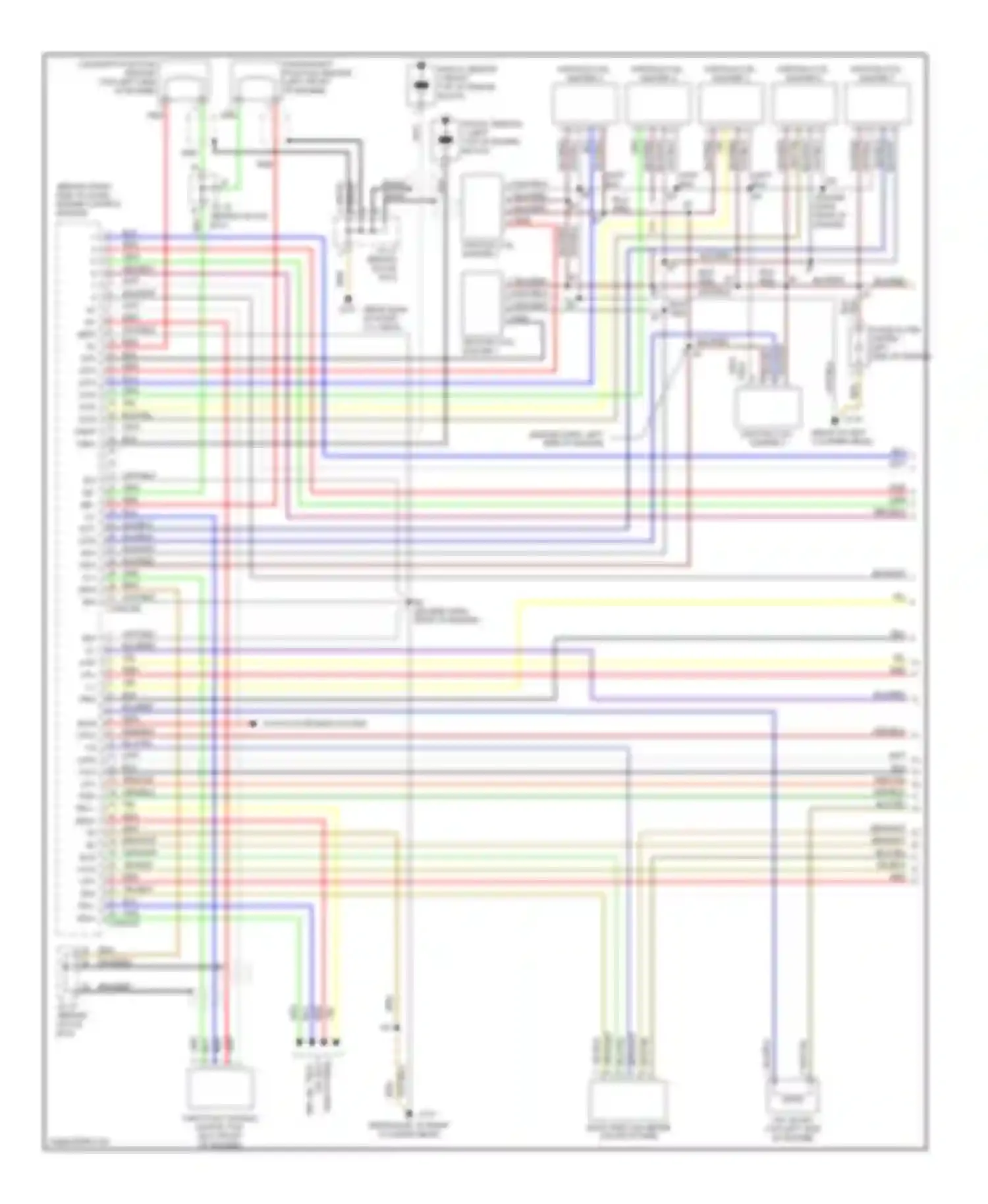 Wiring diagram wht/ blk for Lexus LX J100 (1998-2002) (3 of 3)