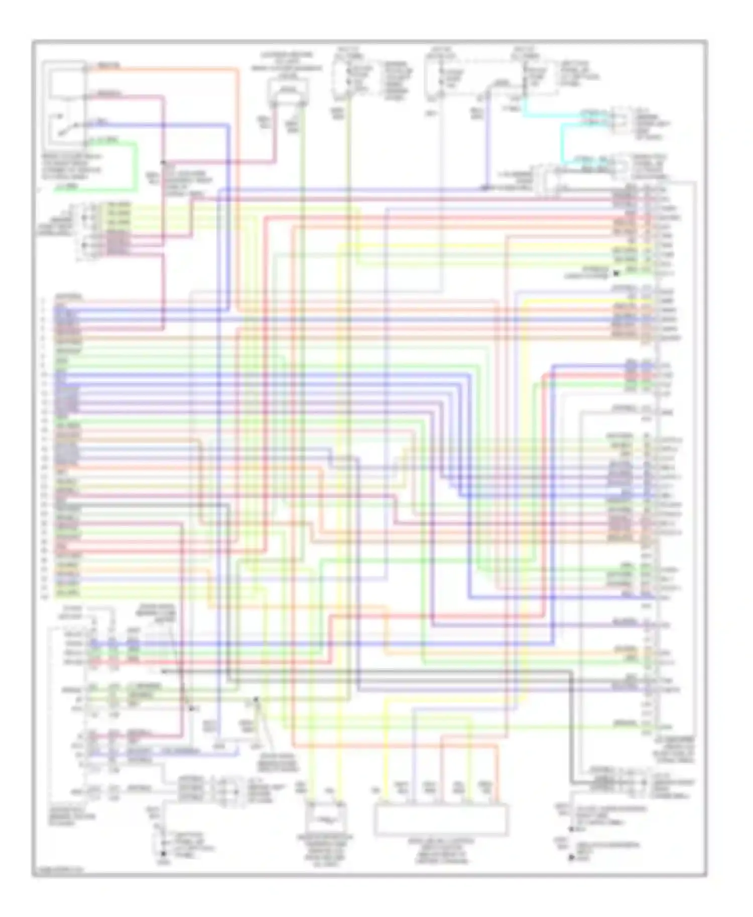 Wiring diagram wht for Lexus LX J100 (1998-2002) (9 of 43)