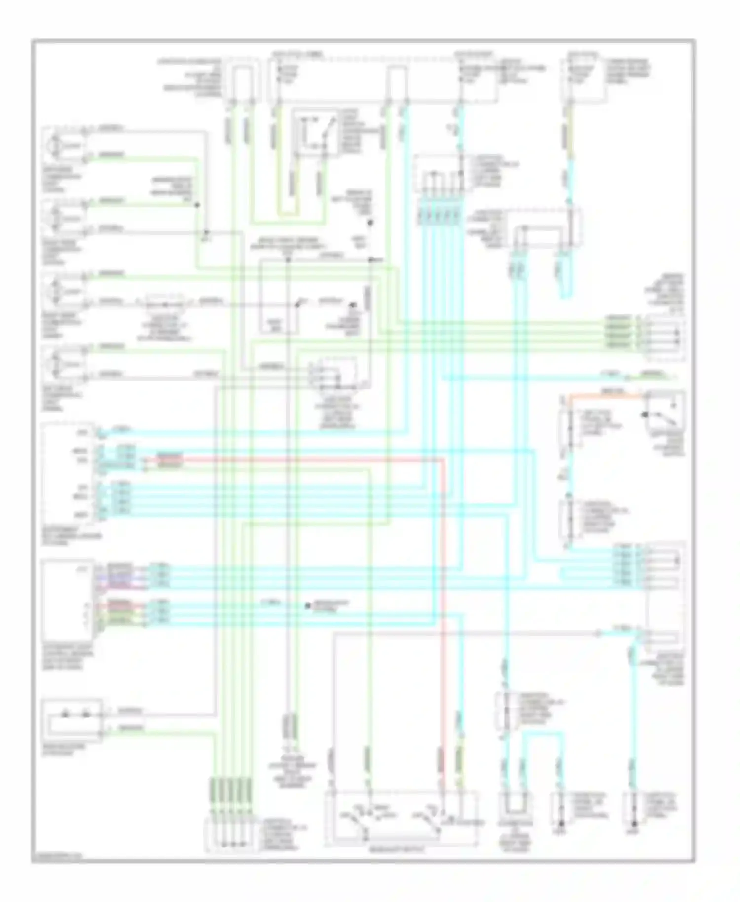 Wiring diagram wht/blk wht/blk for Lexus LX J100 (1998-2002) (2 of 2)