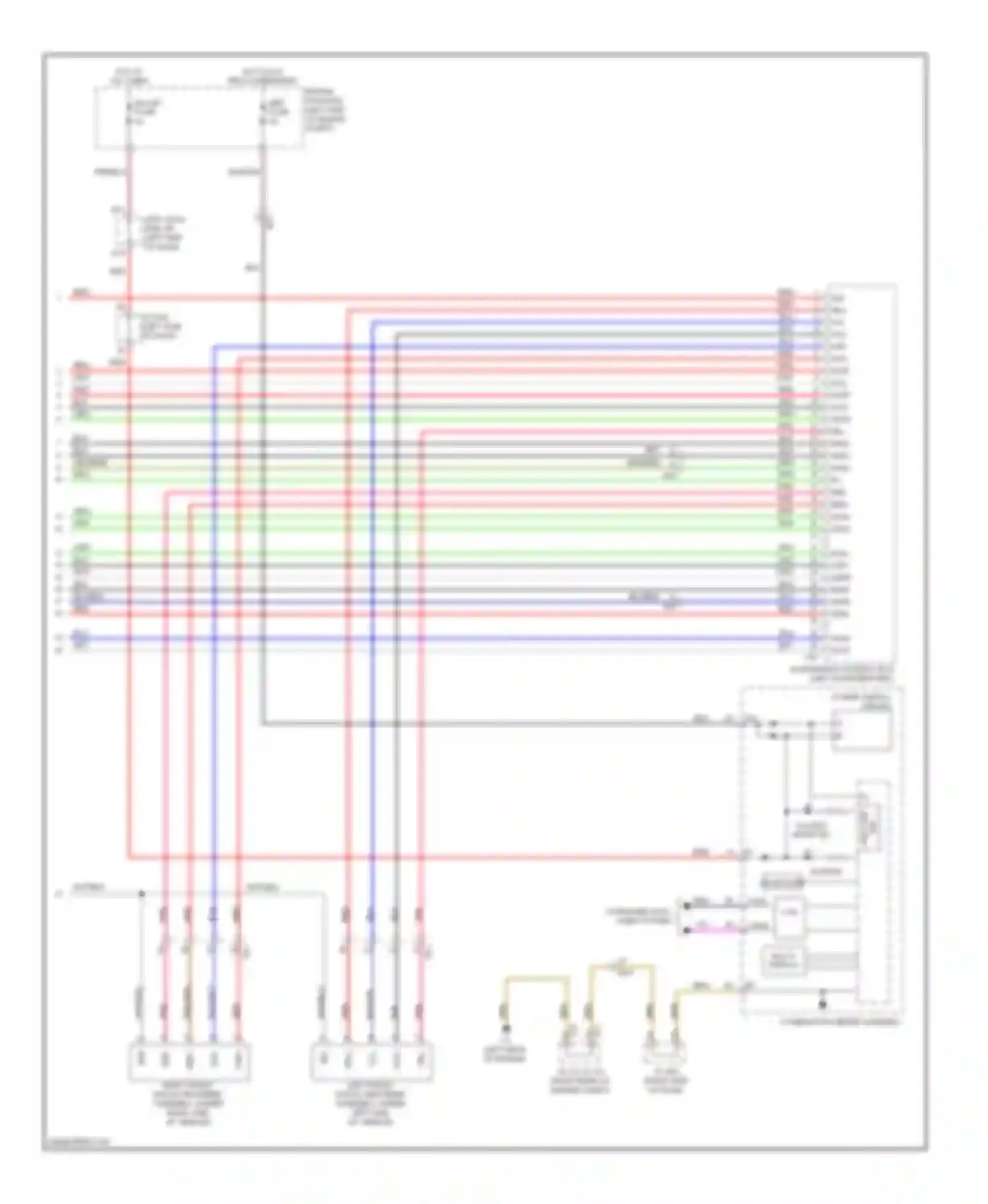 LX Lexus J200 facelift (2012-2015): Electronic suspension circuit (3 of 3)