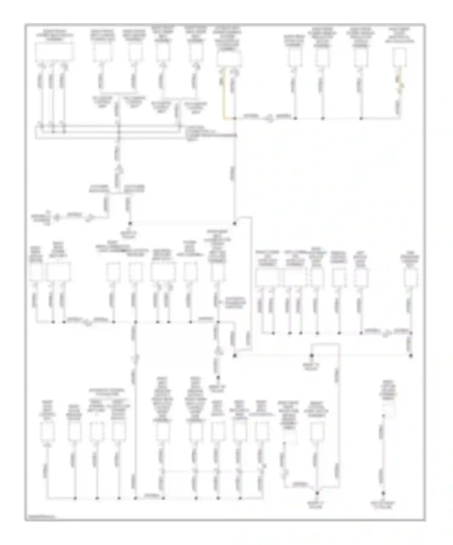 LX Lexus J200 facelift (2012-2015): Ground distribution circuit (2 of 6)