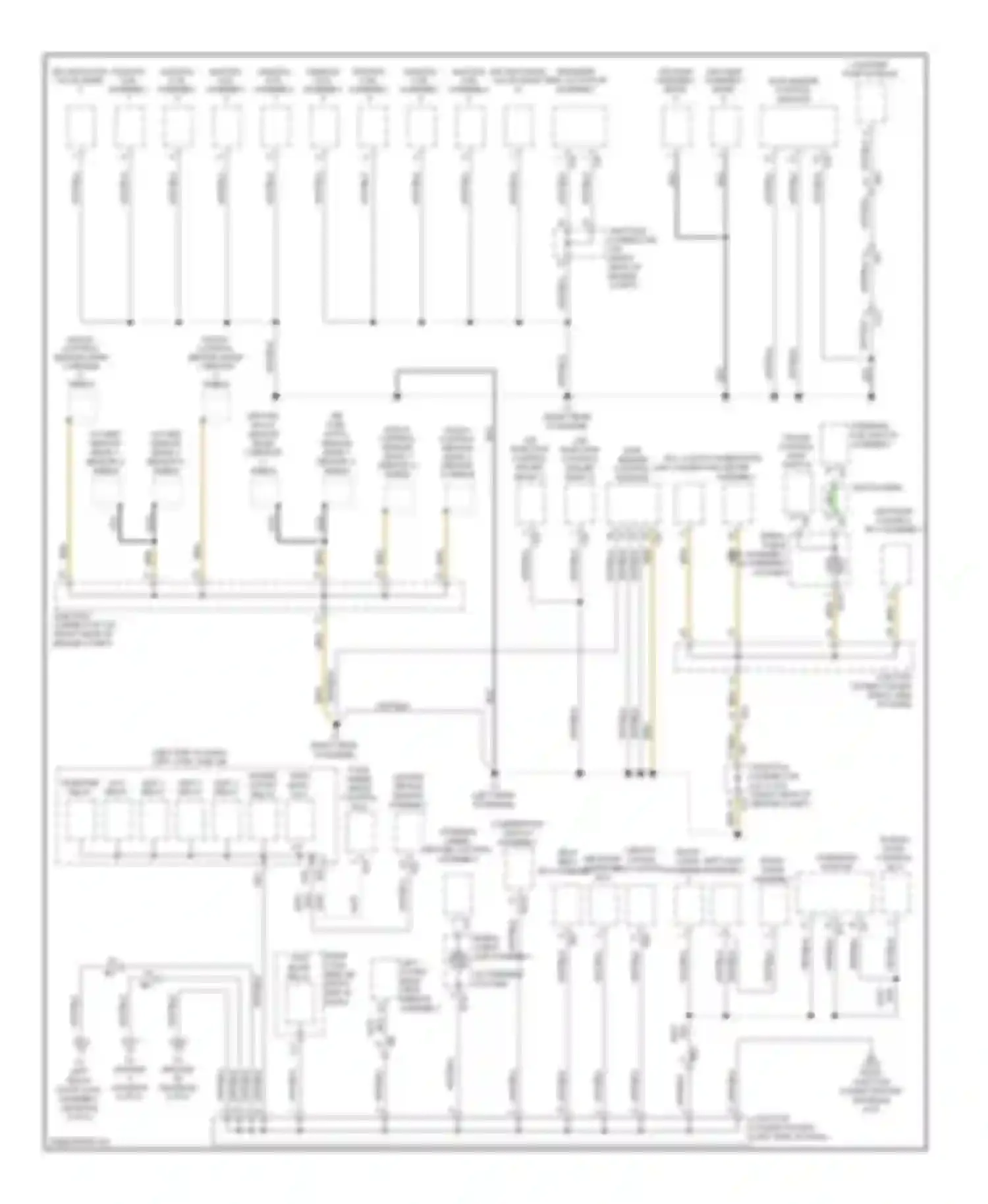 LX Lexus J200 facelift (2012-2015): Ground distribution circuit (3 of 6)