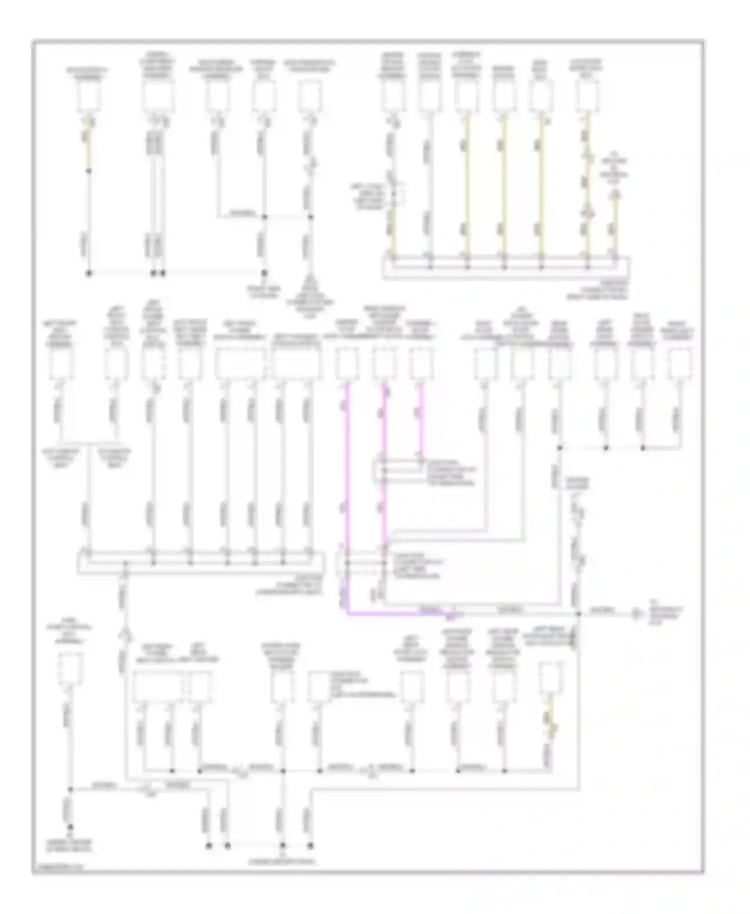 LX Lexus J200 facelift (2012-2015): Ground distribution circuit (5 of 6)