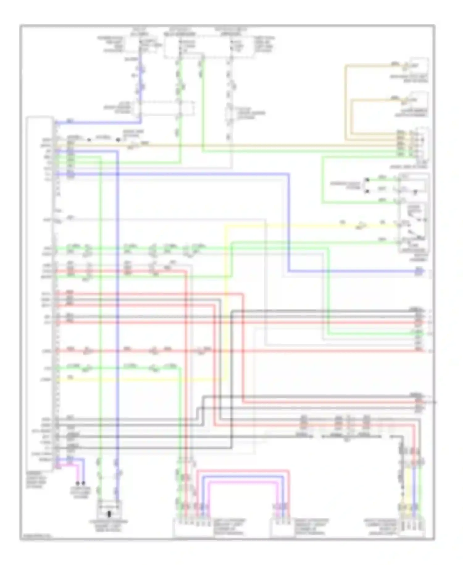 LX Lexus J200 facelift (2012-2015): Parking assistant circuit (1 of 2)