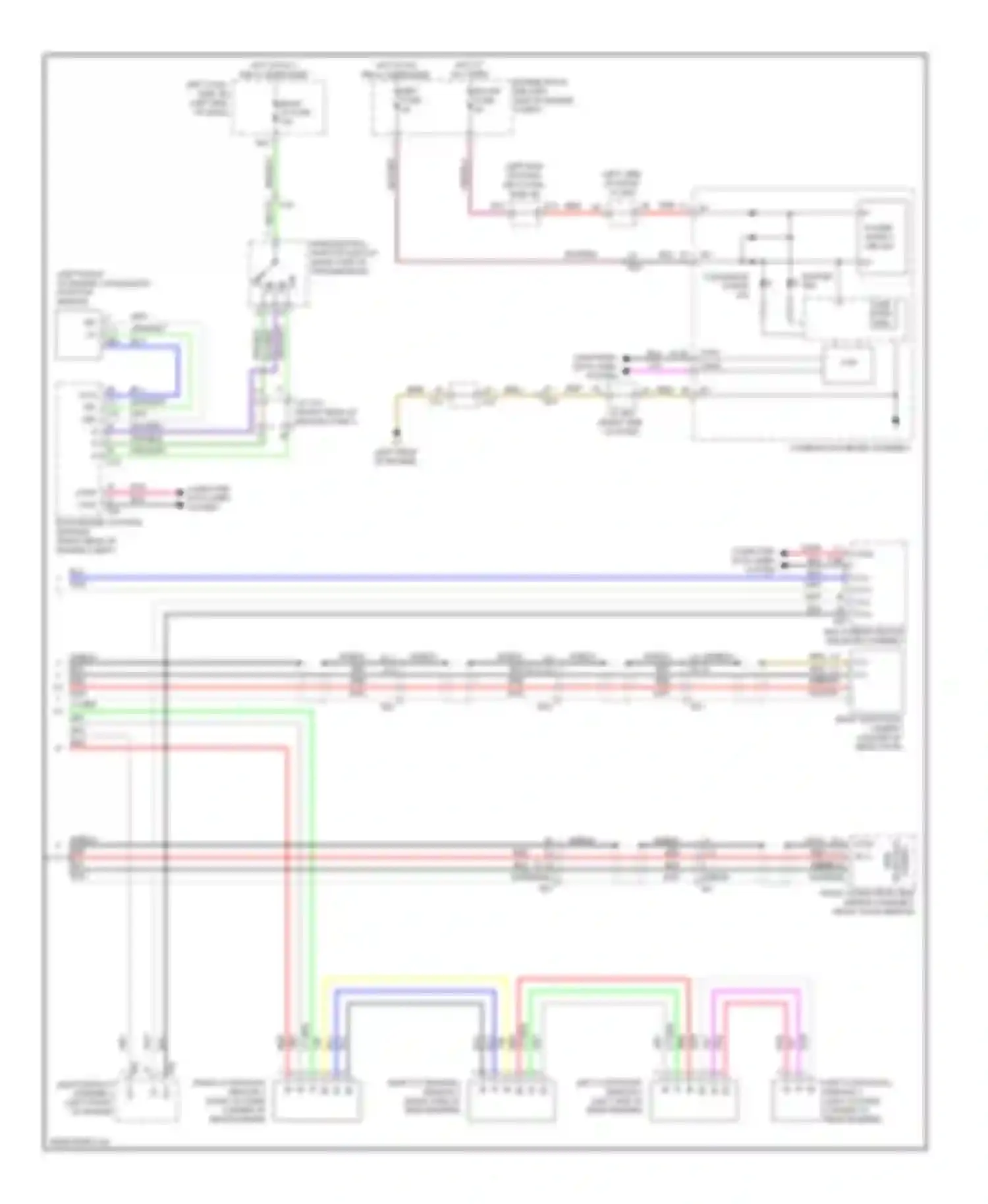 LX Lexus J200 facelift (2012-2015): Parking assistant circuit (2 of 2)