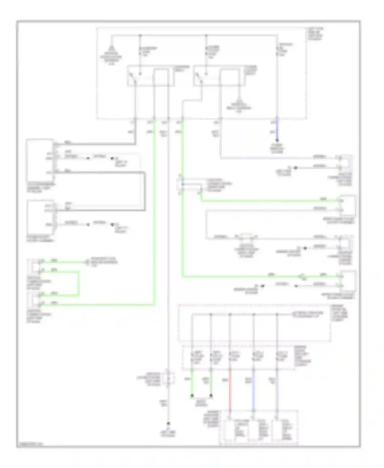 LX Lexus J200 facelift (2012-2015): Power distribution circuit (4 of 4)