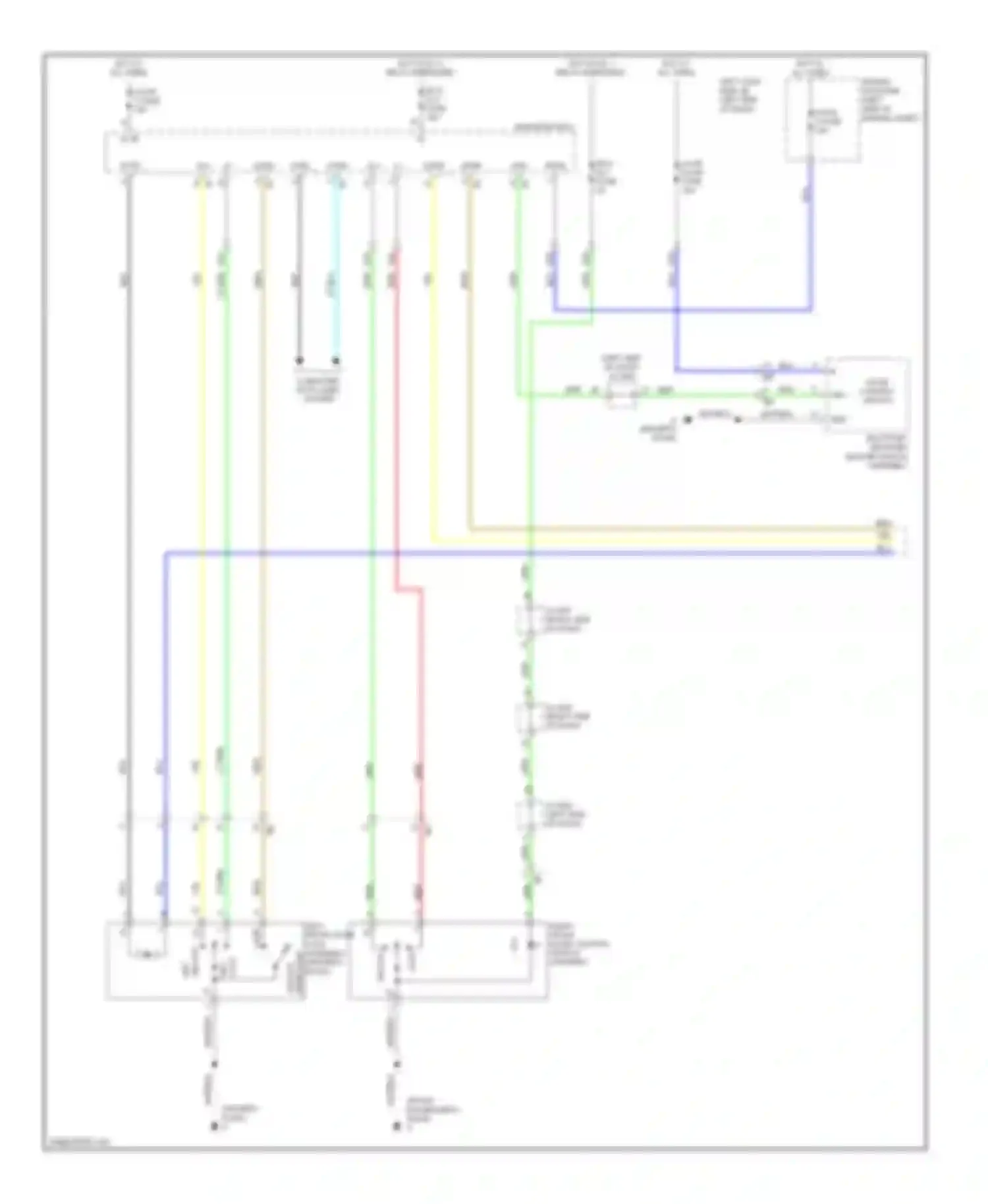 LX Lexus J200 facelift (2012-2015): Power door locks circuit (1 of 6)