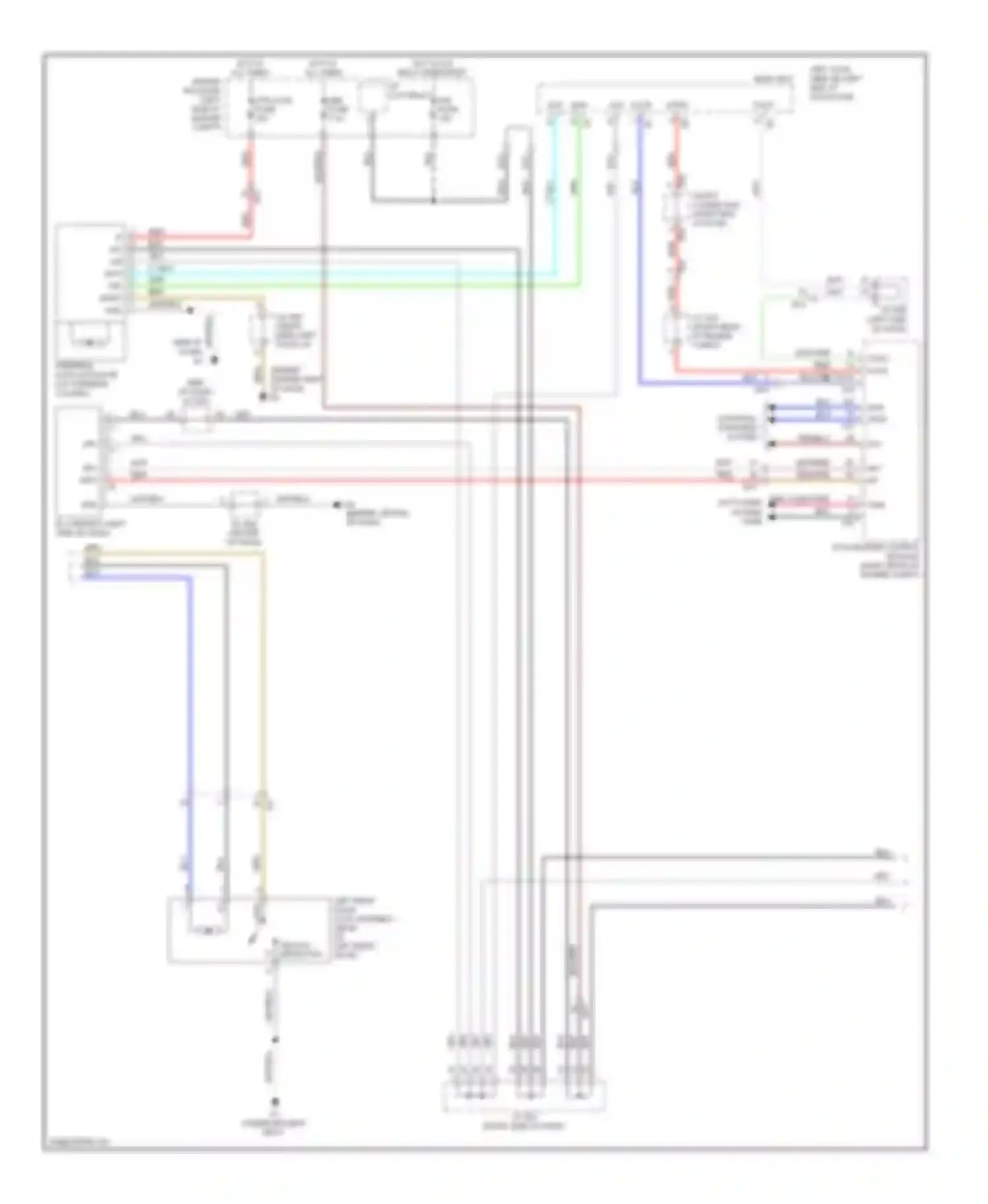 LX Lexus J200 facelift (2012-2015): Power door locks circuit (3 of 6)