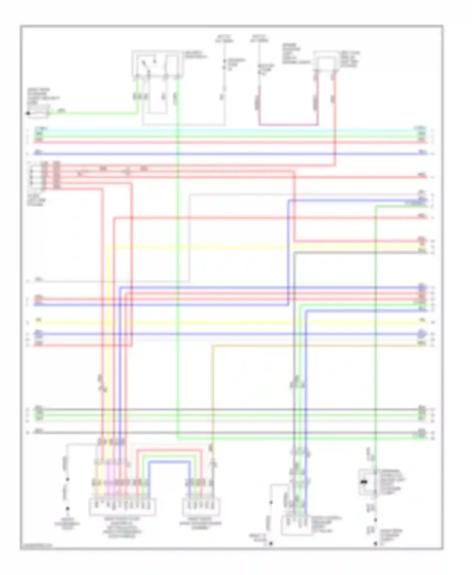 LX Lexus J200 facelift (2012-2015): Power door locks circuit (5 of 6)