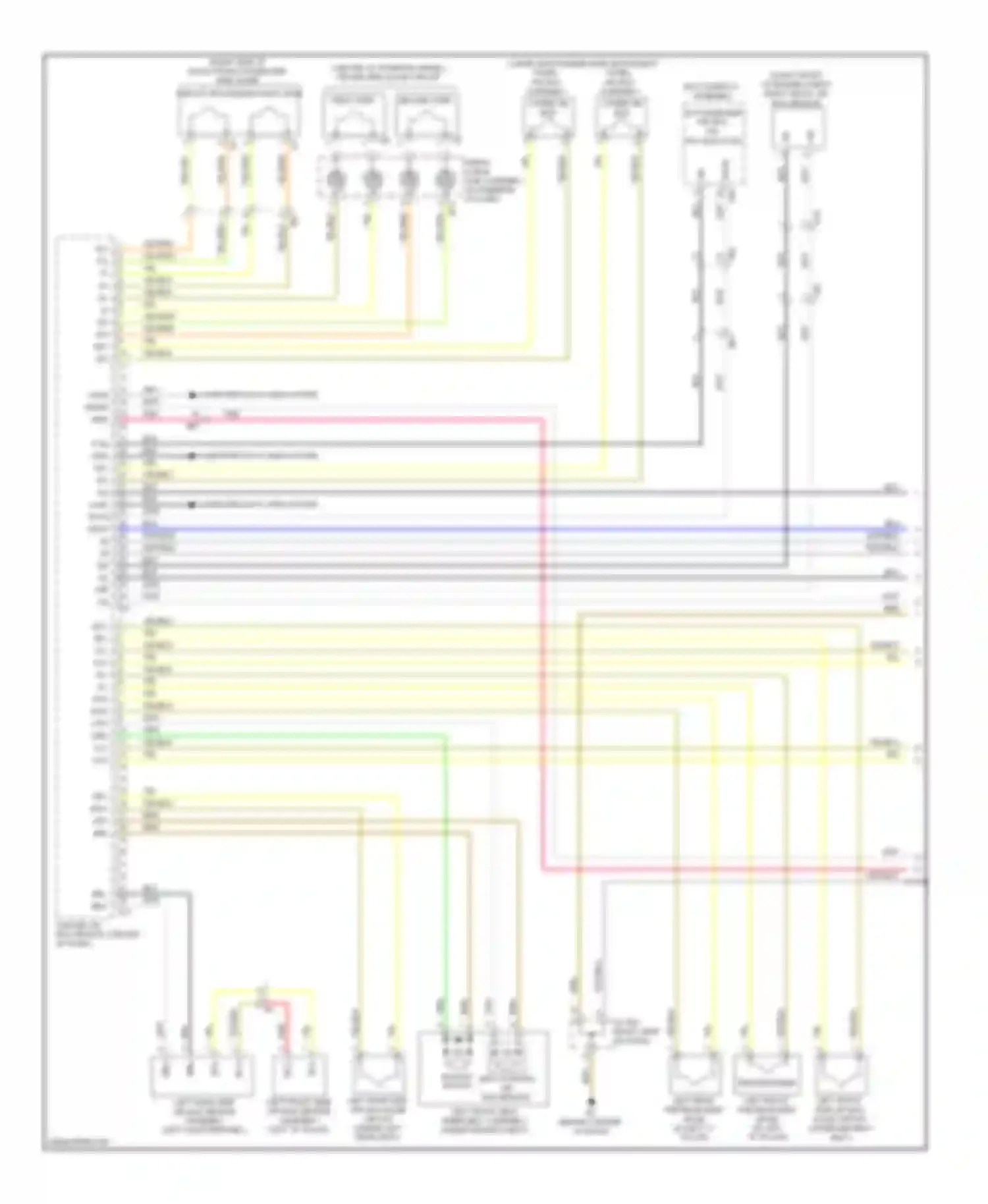 LX Lexus J200 facelift (2012-2015): Supplemental restraint circuit (1 of 3)