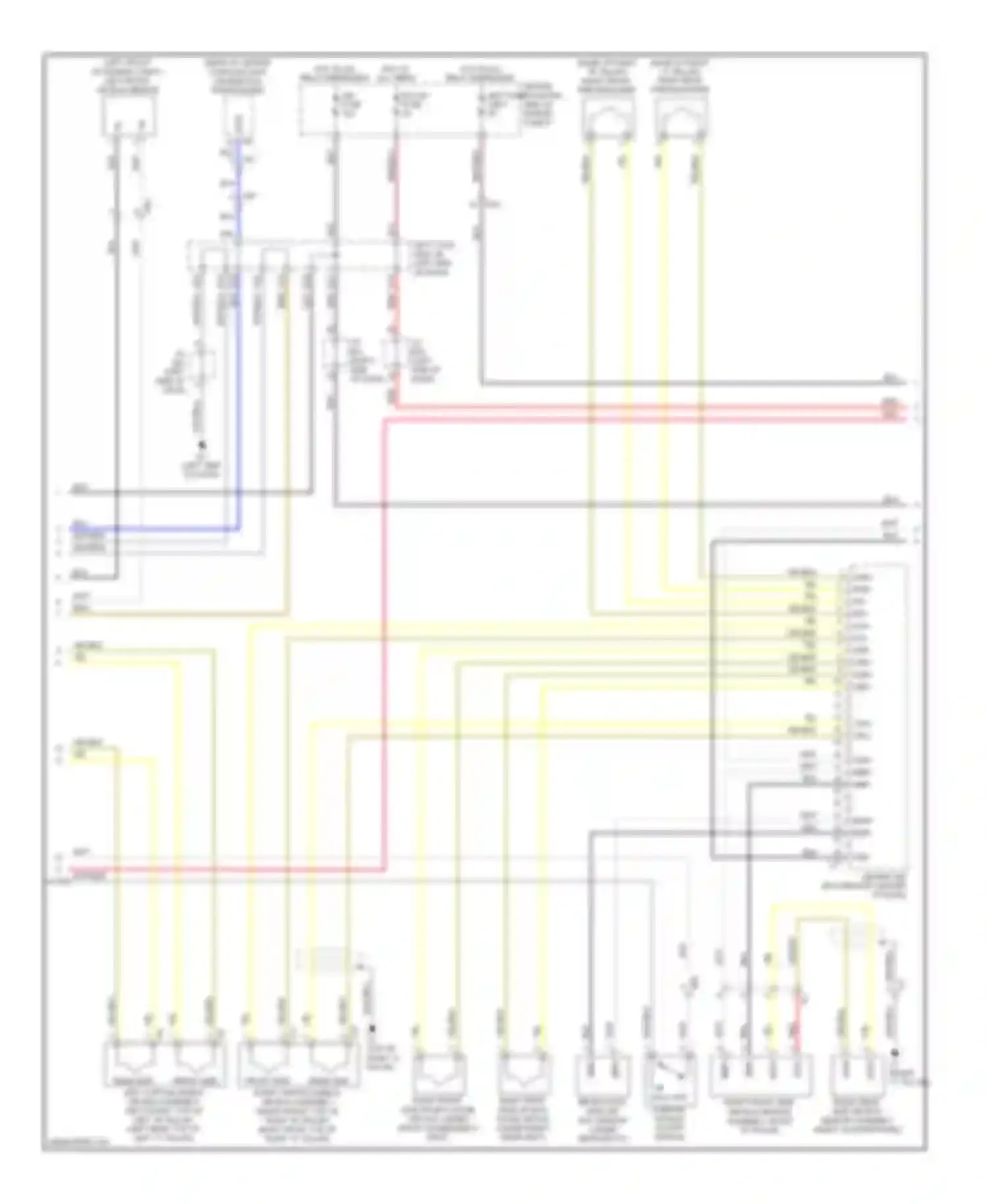 LX Lexus J200 facelift (2012-2015): Supplemental restraint circuit (2 of 3)
