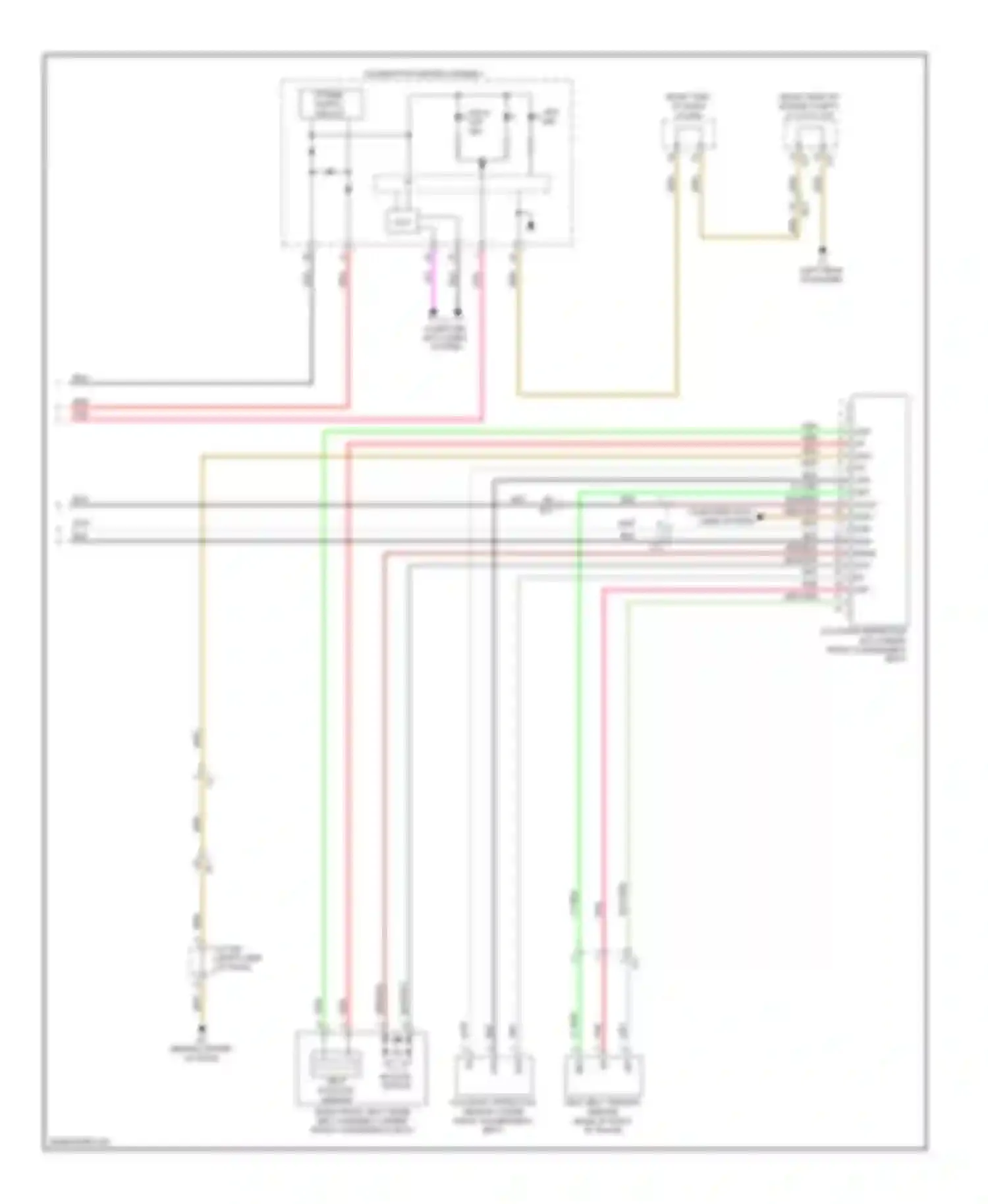 LX Lexus J200 facelift (2012-2015): Supplemental restraint circuit (3 of 3)