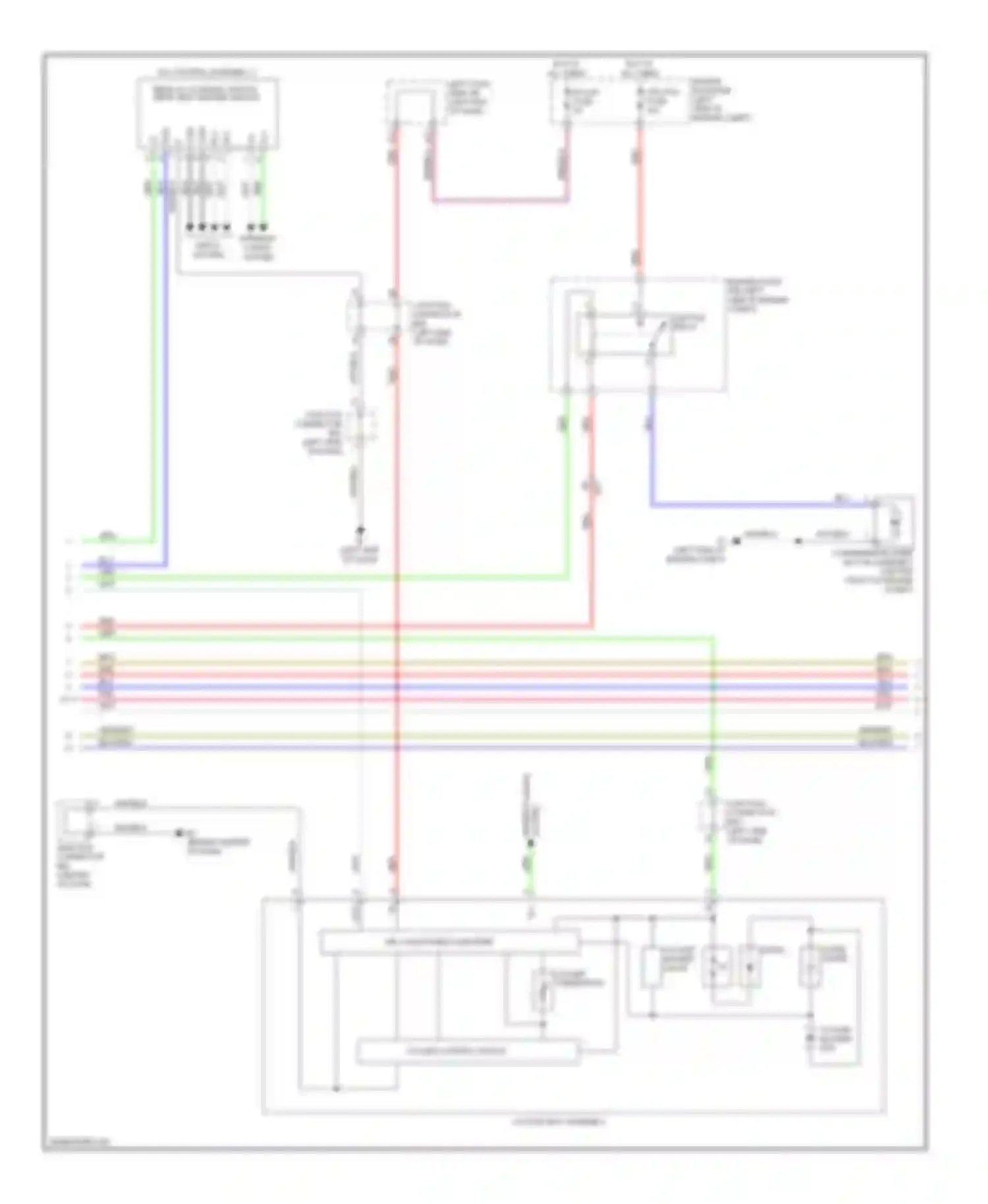 Wiring diagram blu/org for Lexus LX J200 facelift (2012-2015) (3 of 5)
