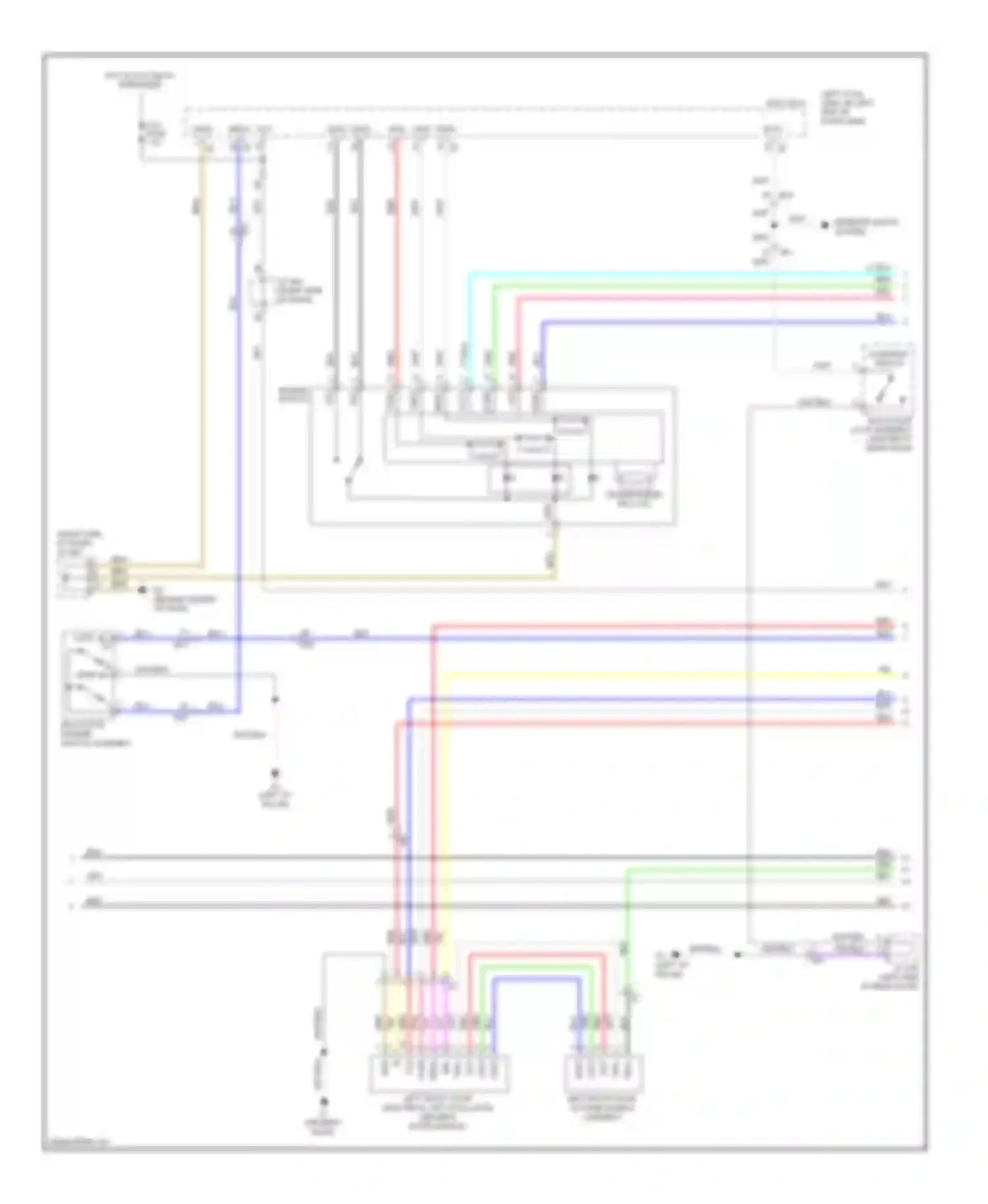 Wiring diagram brn for Lexus LX J200 facelift (2012-2015) (5 of 87)