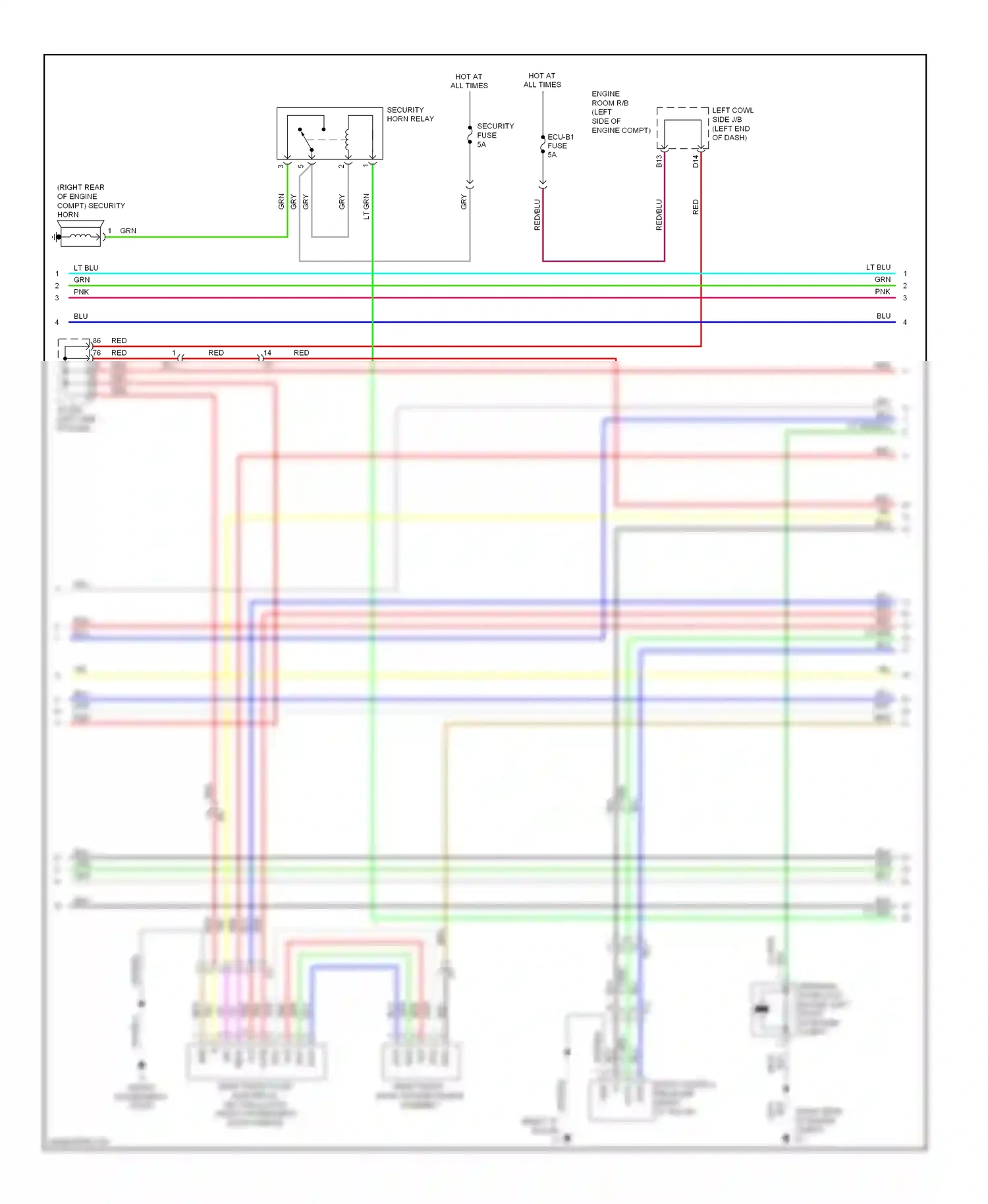 Lexus LX J200 facelift (2012-2015) data wiring diagram  (1 of 3)