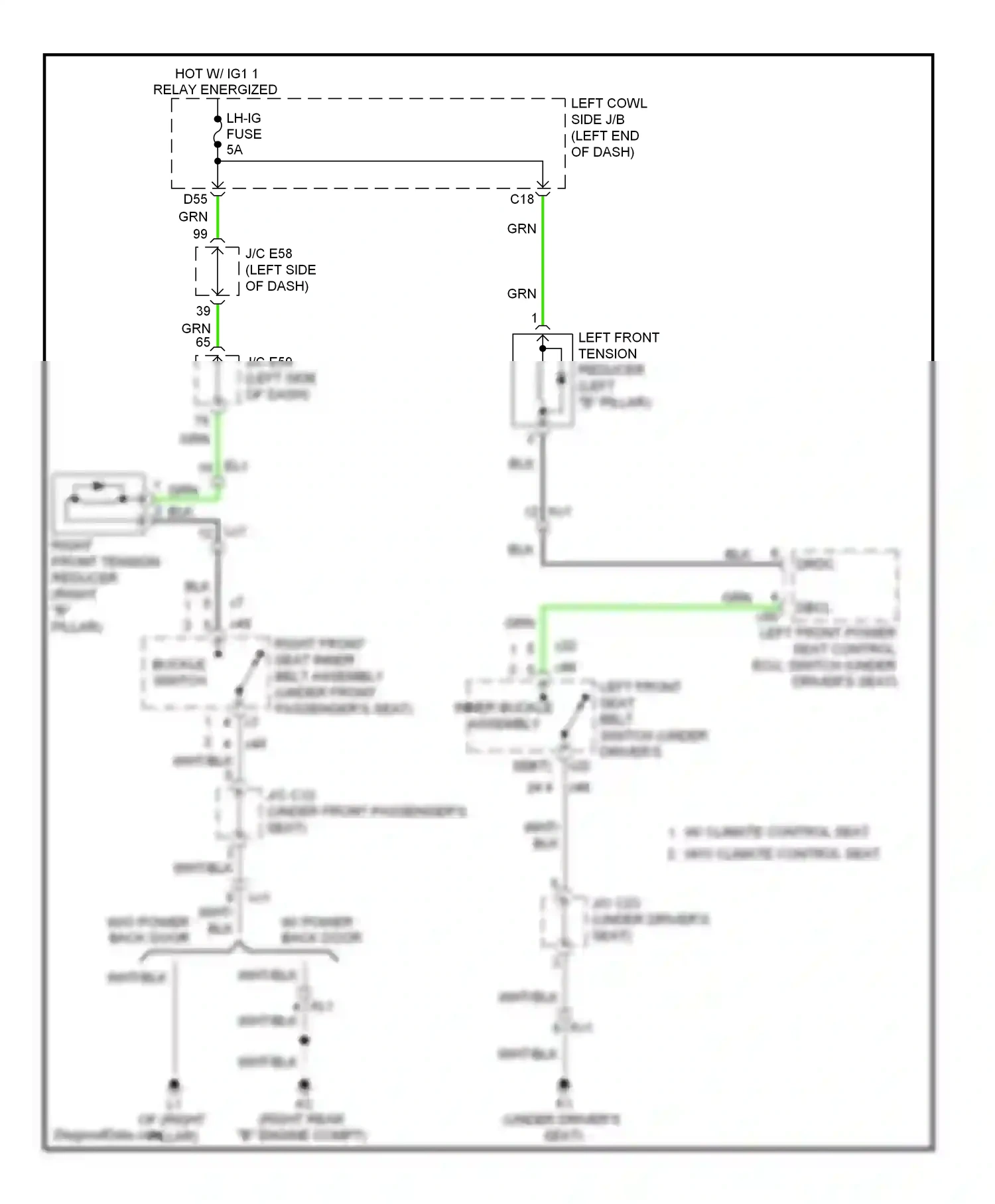 Lexus LX J200 facelift (2012-2015) drdc wiring diagram  (2 of 2)