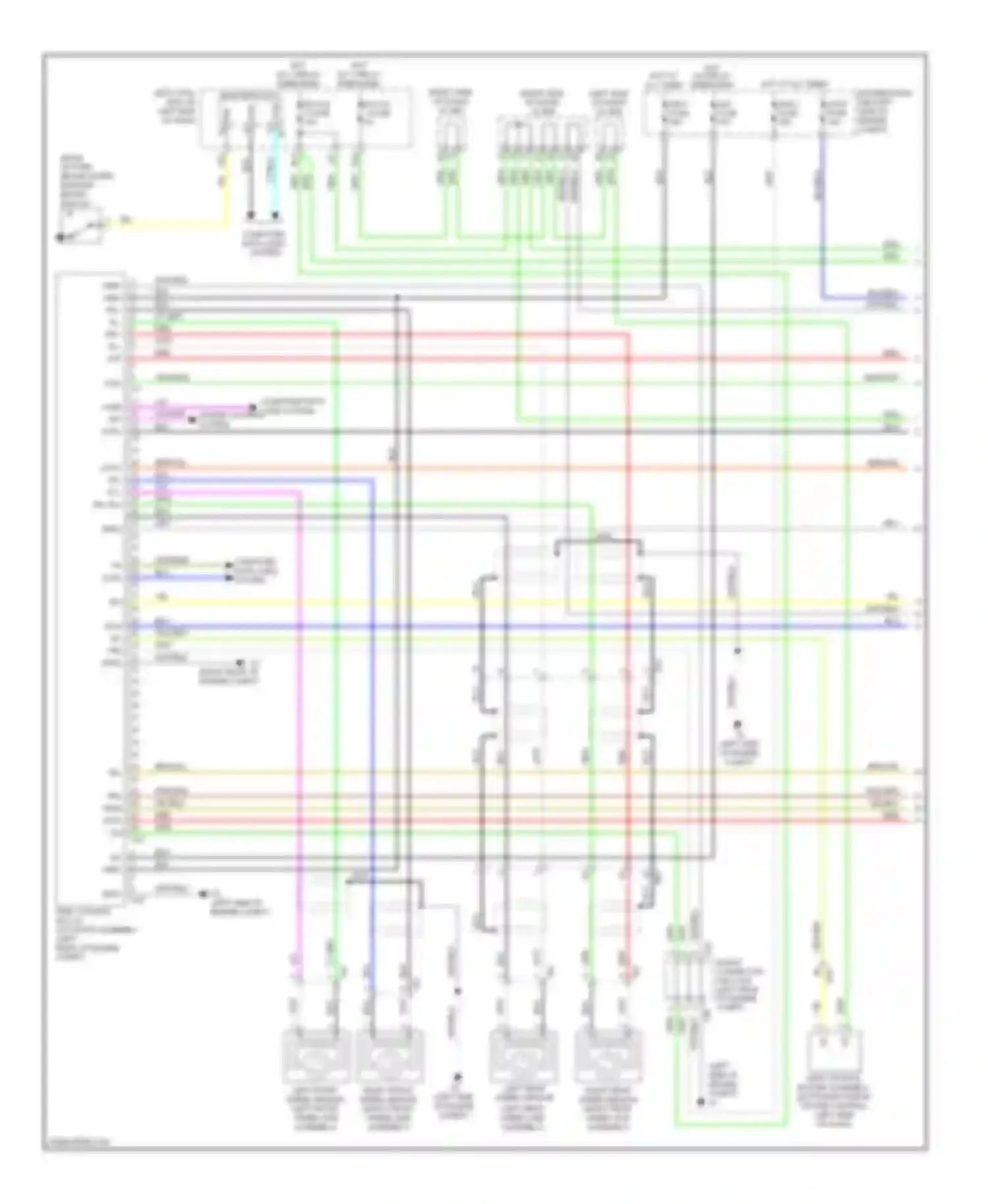 Wiring diagram ecu-ig 2 fuse for Lexus LX J200 facelift (2012-2015) (1 of 17)