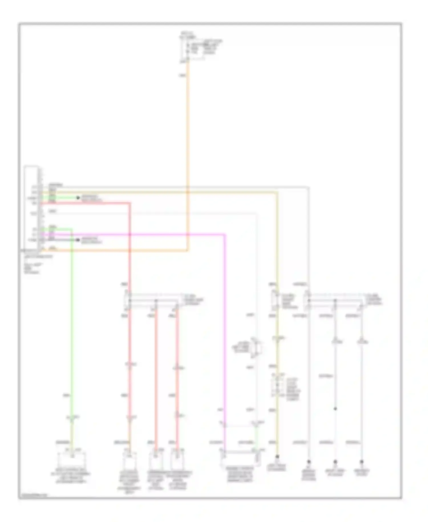 Wiring diagram hot at all times for Lexus LX J200 facelift (2012-2015) (10 of 66)