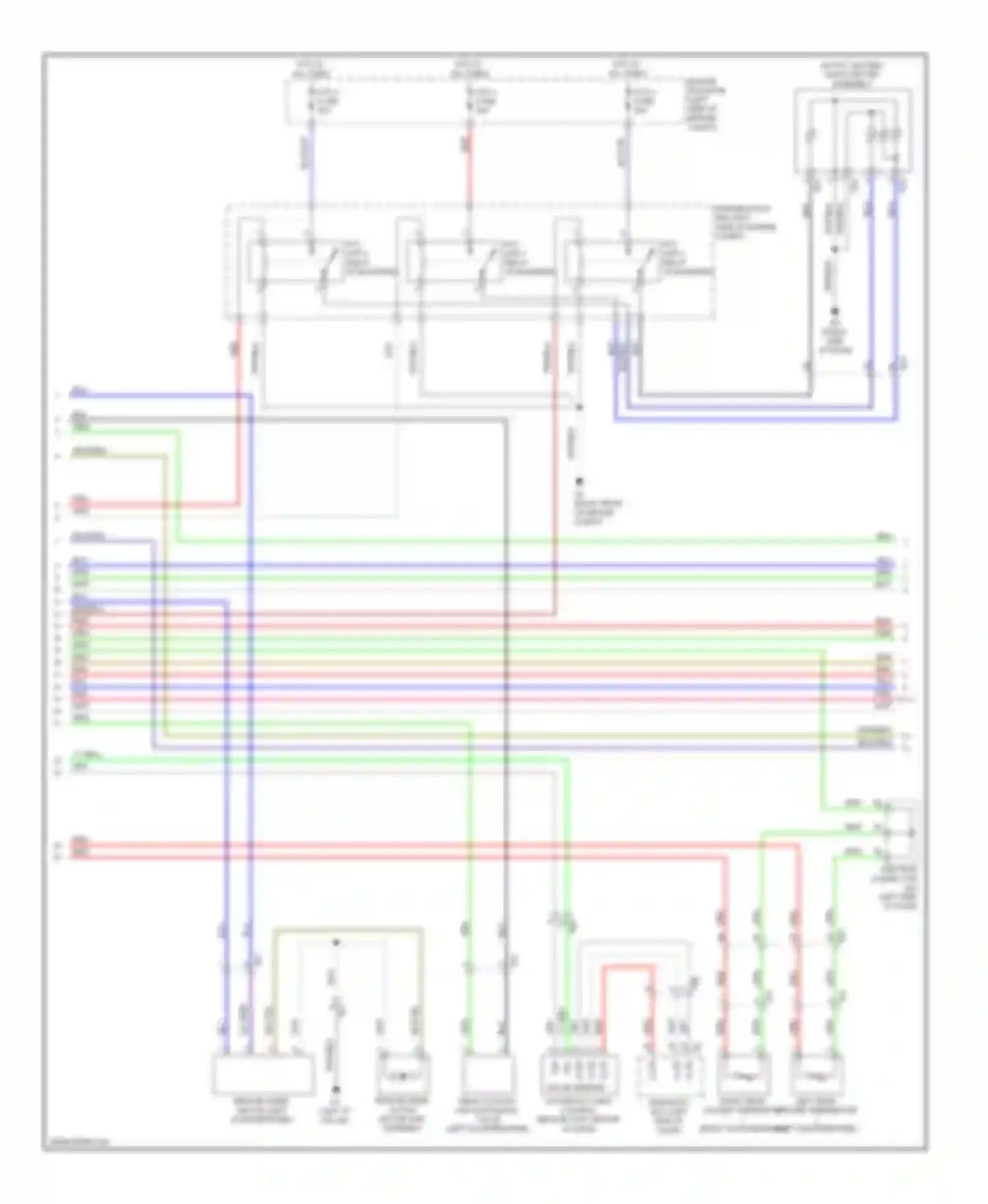Wiring diagram junction connector for Lexus LX J200 facelift (2012-2015) (4 of 9)