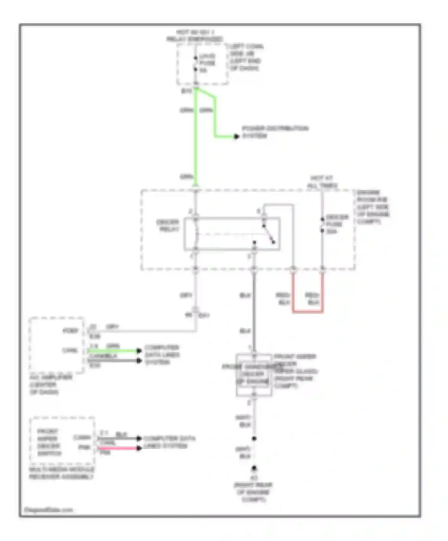 Wiring diagram lh-ig fuse for Lexus LX J200 facelift (2012-2015) (2 of 10)