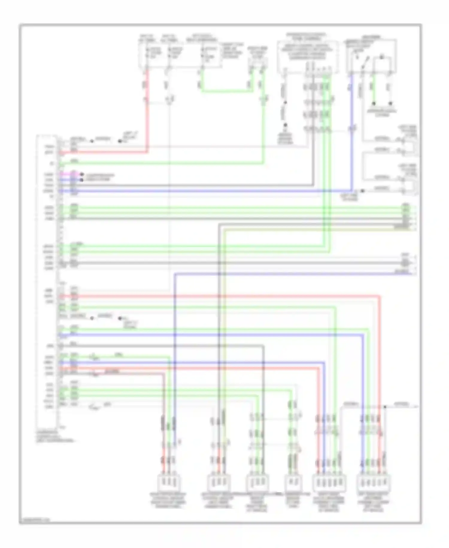 Wiring diagram rbr+ rar- for Lexus LX J200 facelift (2012-2015) (1 of 1)