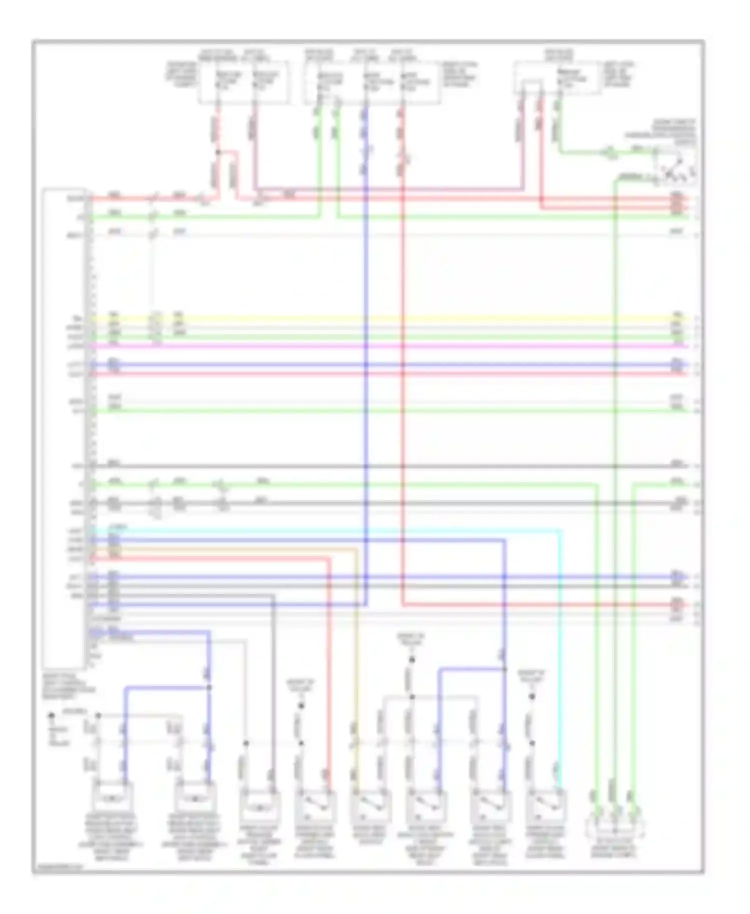 Wiring diagram red/blu for Lexus LX J200 facelift (2012-2015) (28 of 34)