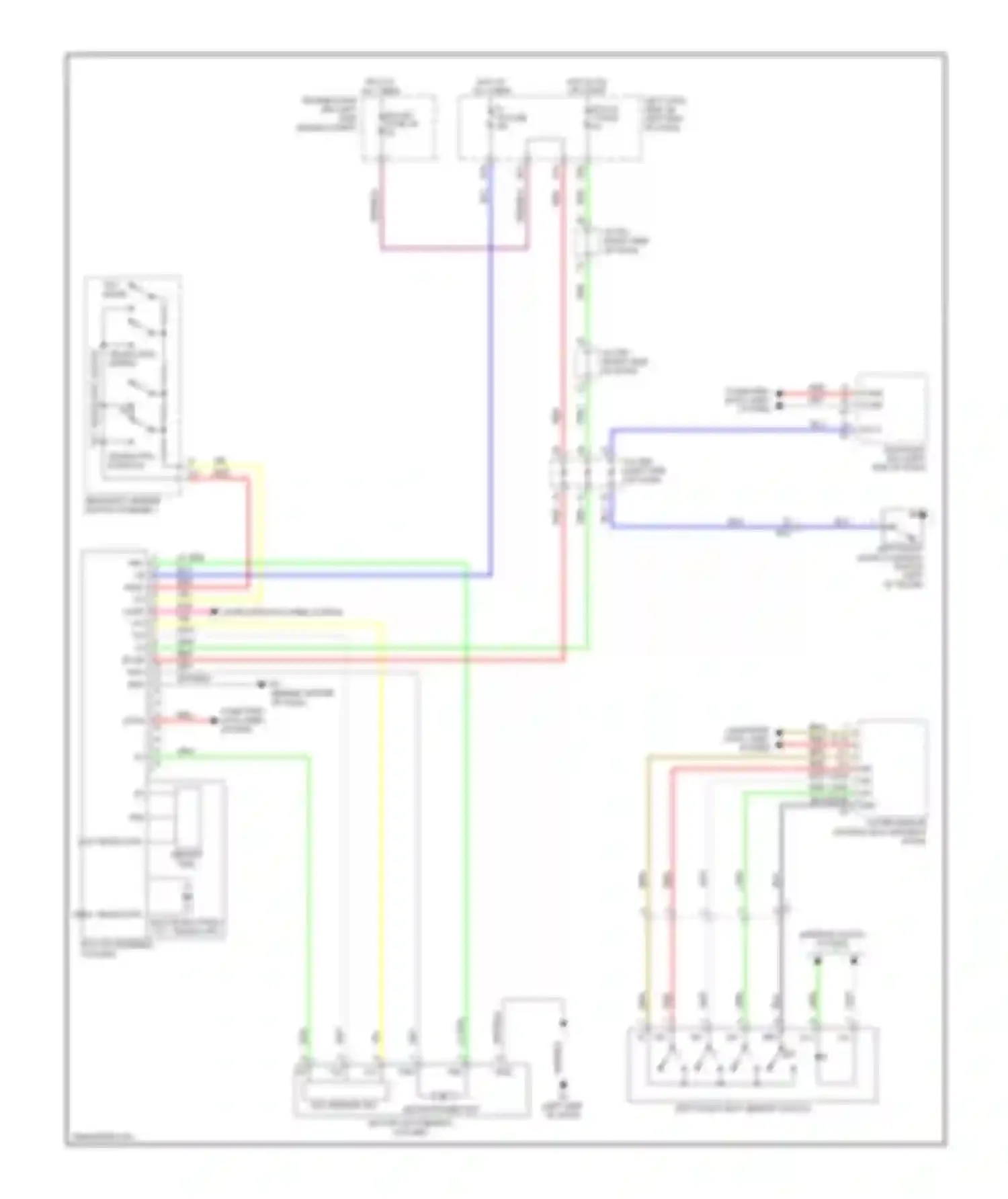 Wiring diagram red/blu for Lexus LX J200 facelift (2012-2015) (23 of 34)
