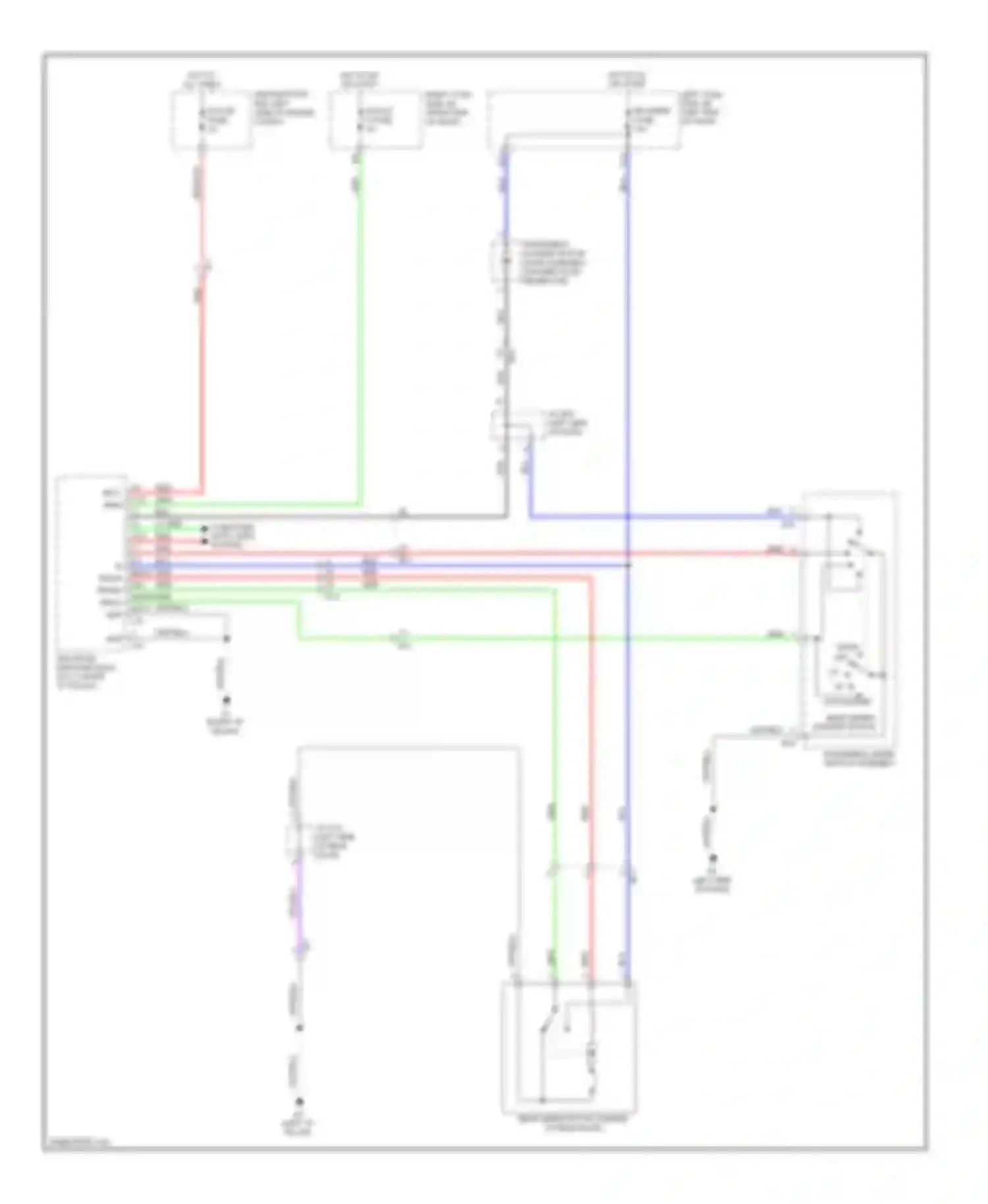 Wiring diagram rwlm rwsm wrlo gnd for Lexus LX J200 facelift (2012-2015) (1 of 1)