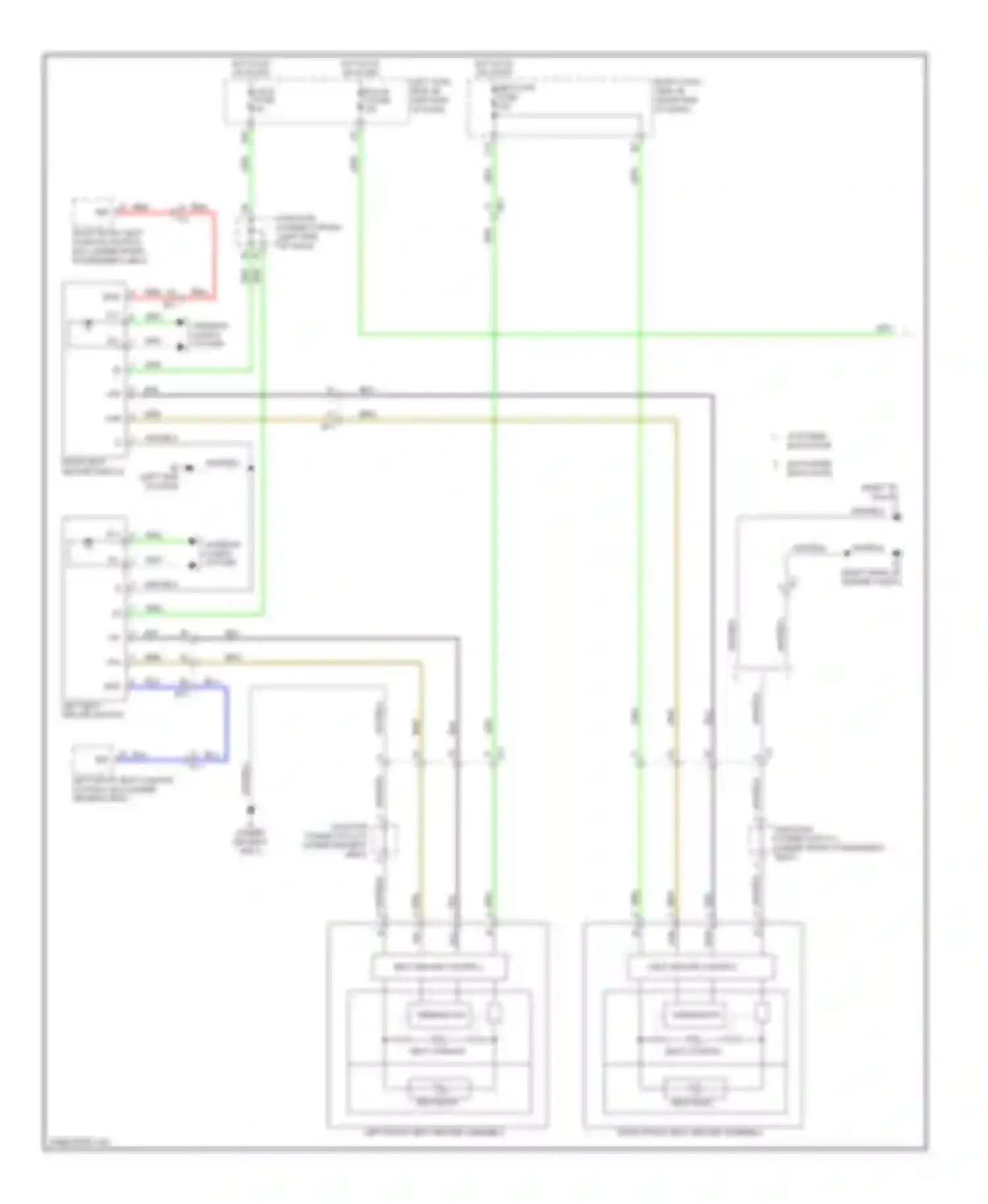 Wiring diagram seat heater control for Lexus LX J200 facelift (2012-2015) (1 of 2)