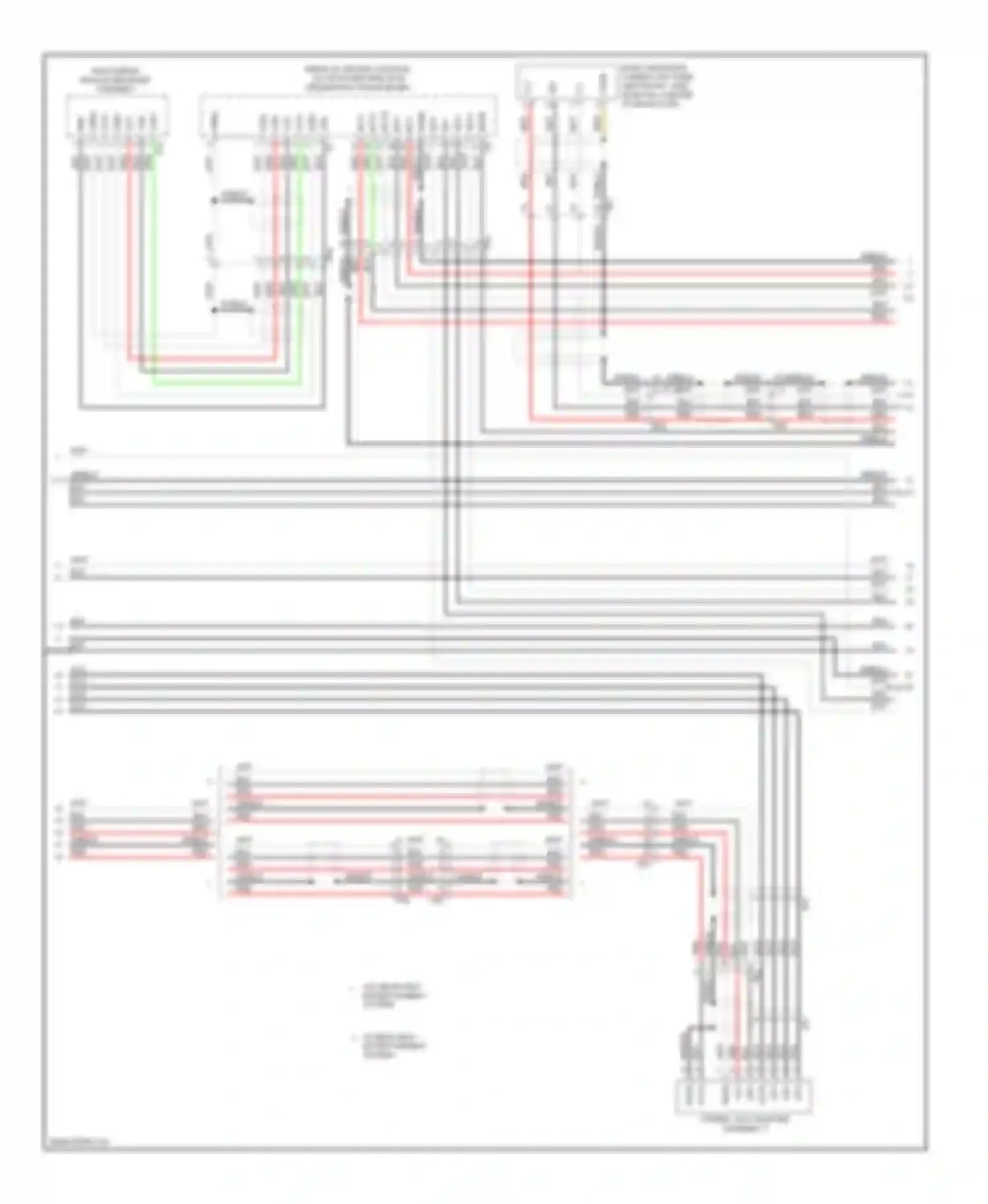 Wiring diagram w/o rear seat entertainment system for Lexus LX J200 facelift (2012-2015) (7 of 7)