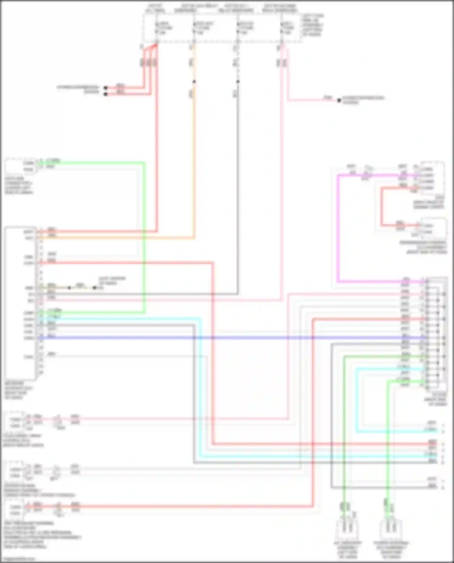 LX Lexus J200 facelift 2 (2015-2023): High/low bus circuit (1 of 4)