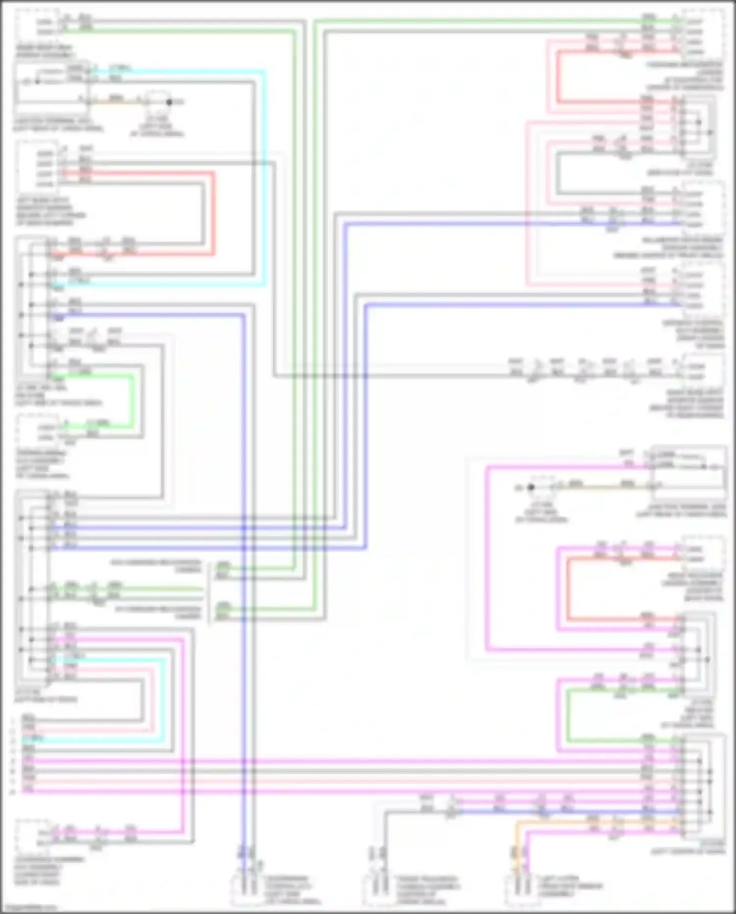 LX Lexus J200 facelift 2 (2015-2023): High/low bus circuit (4 of 4)