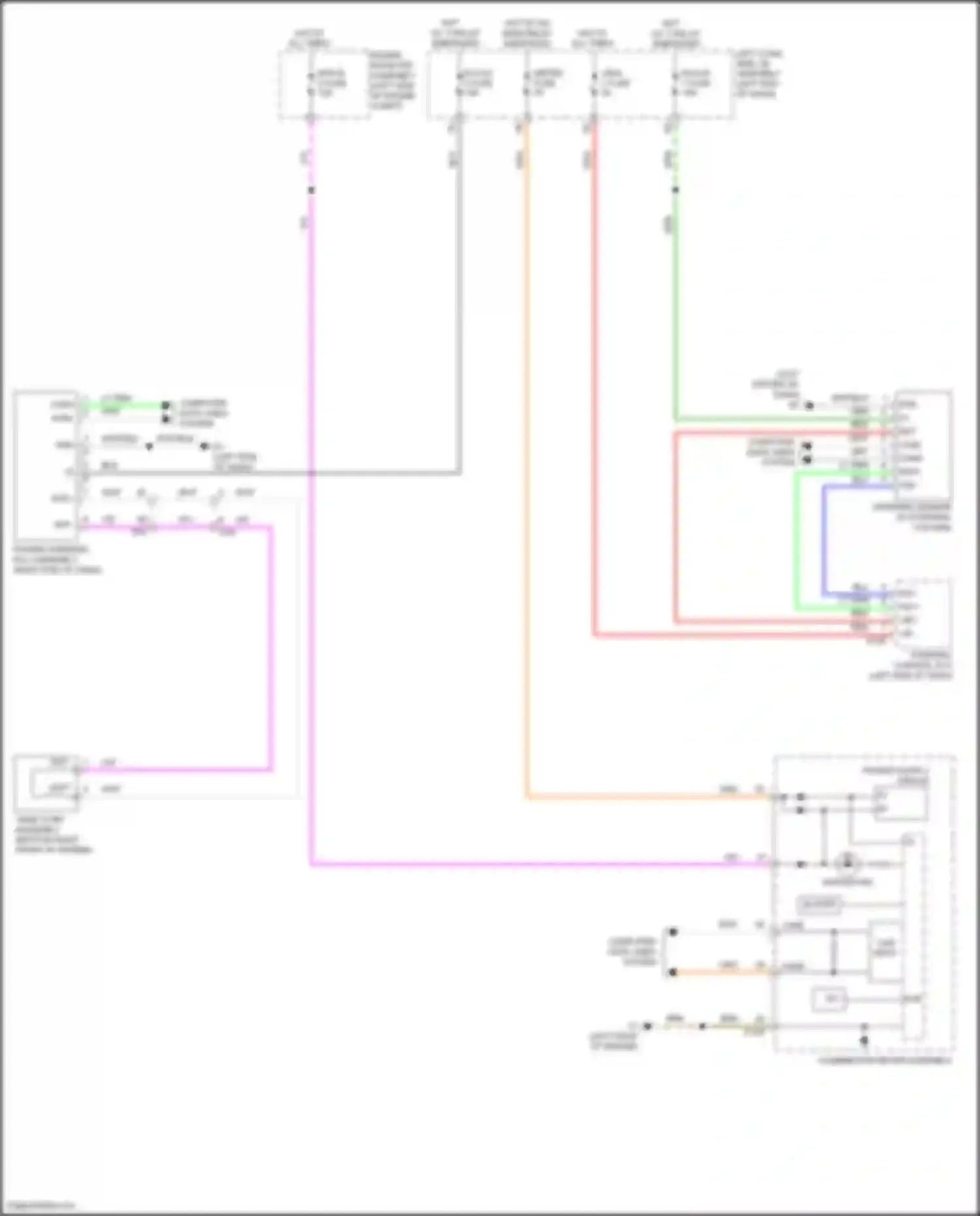 LX Lexus J200 facelift 2 (2015-2023): Electronic power steering circuit