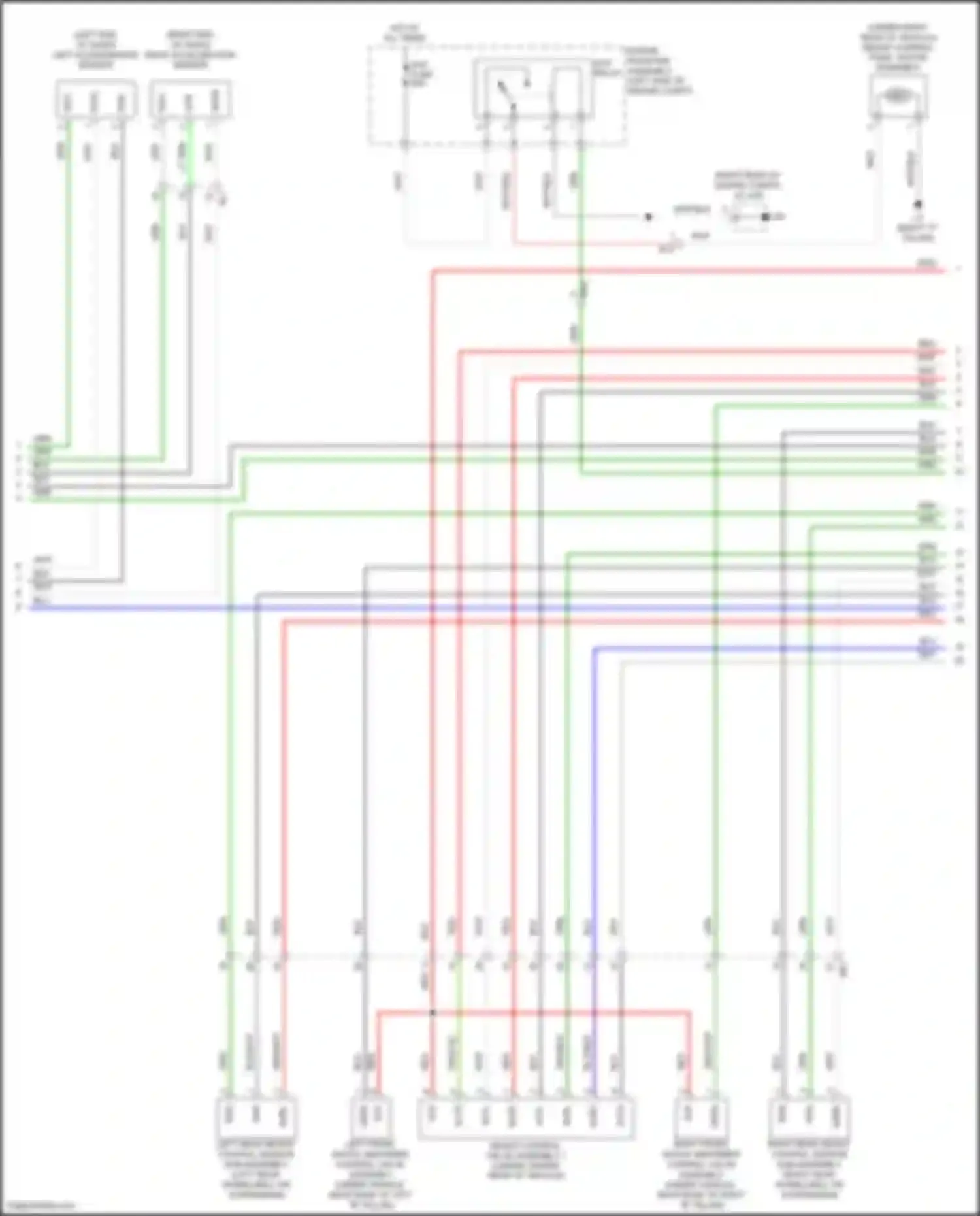 LX Lexus J200 facelift 2 (2015-2023): Electronic suspension circuit (2 of 3)