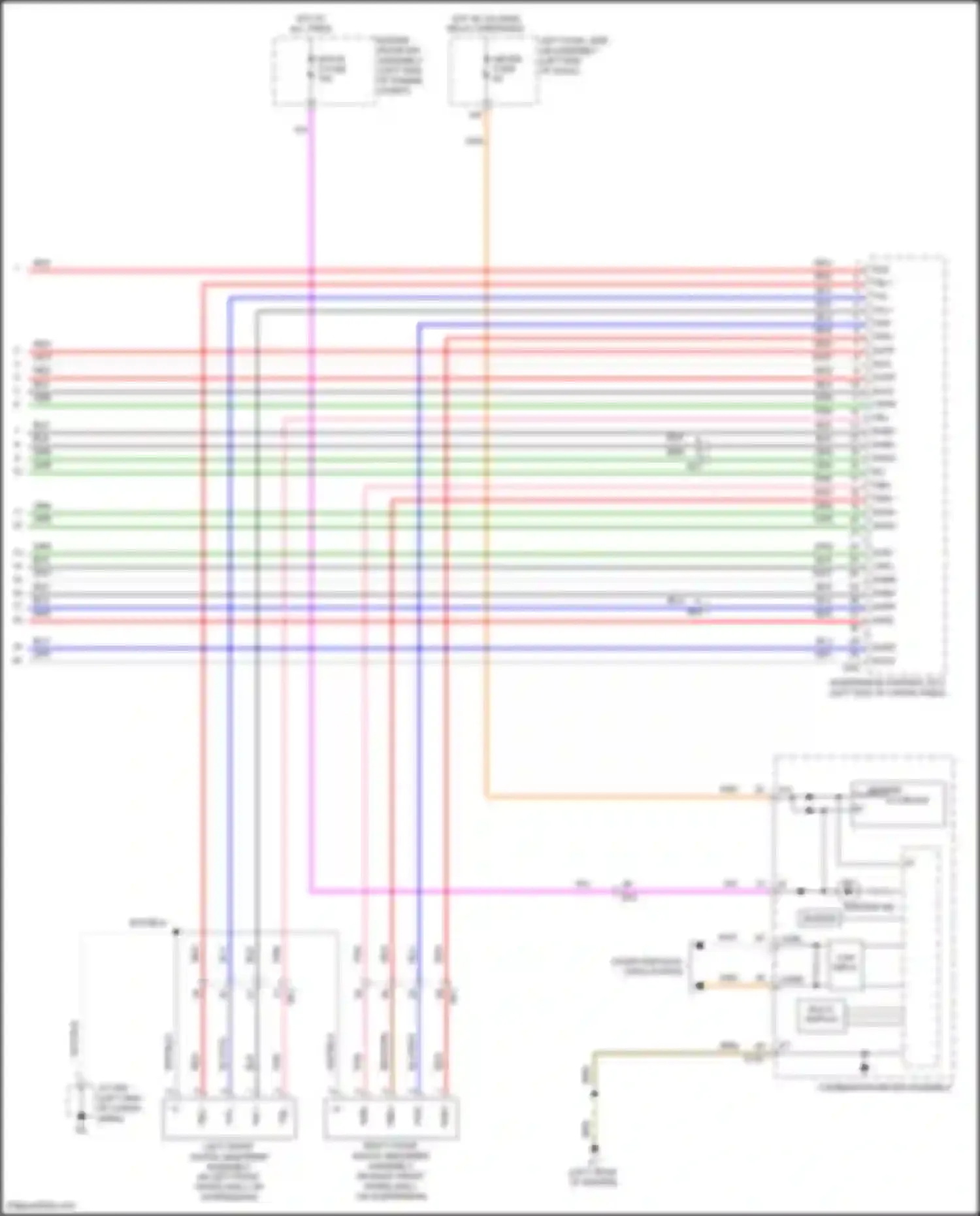 LX Lexus J200 facelift 2 (2015-2023): Electronic suspension circuit (3 of 3)