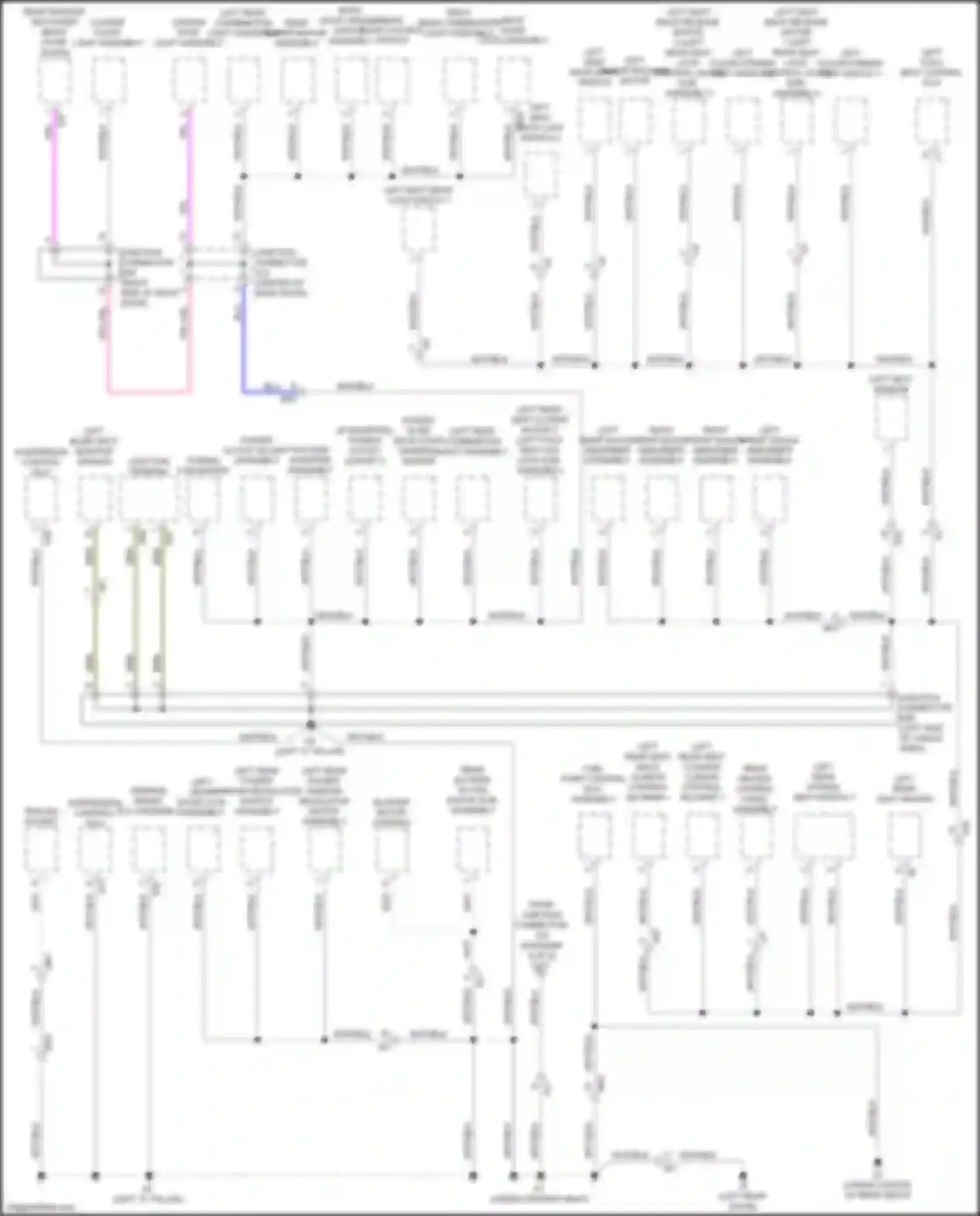 LX Lexus J200 facelift 2 (2015-2023): Ground distribution circuit (5 of 6)
