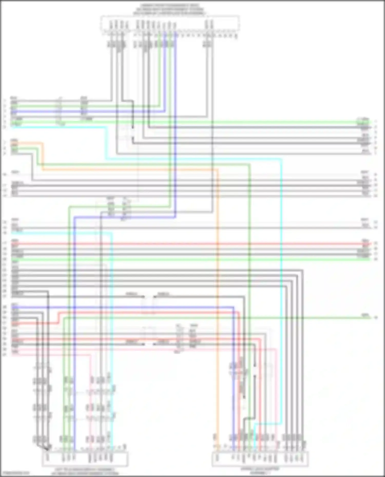 Car Wiring Diagrams for LX Lexus J200 facelift 2 (2015-2023): Navigation circuit, 9 speaker (3 of 8)