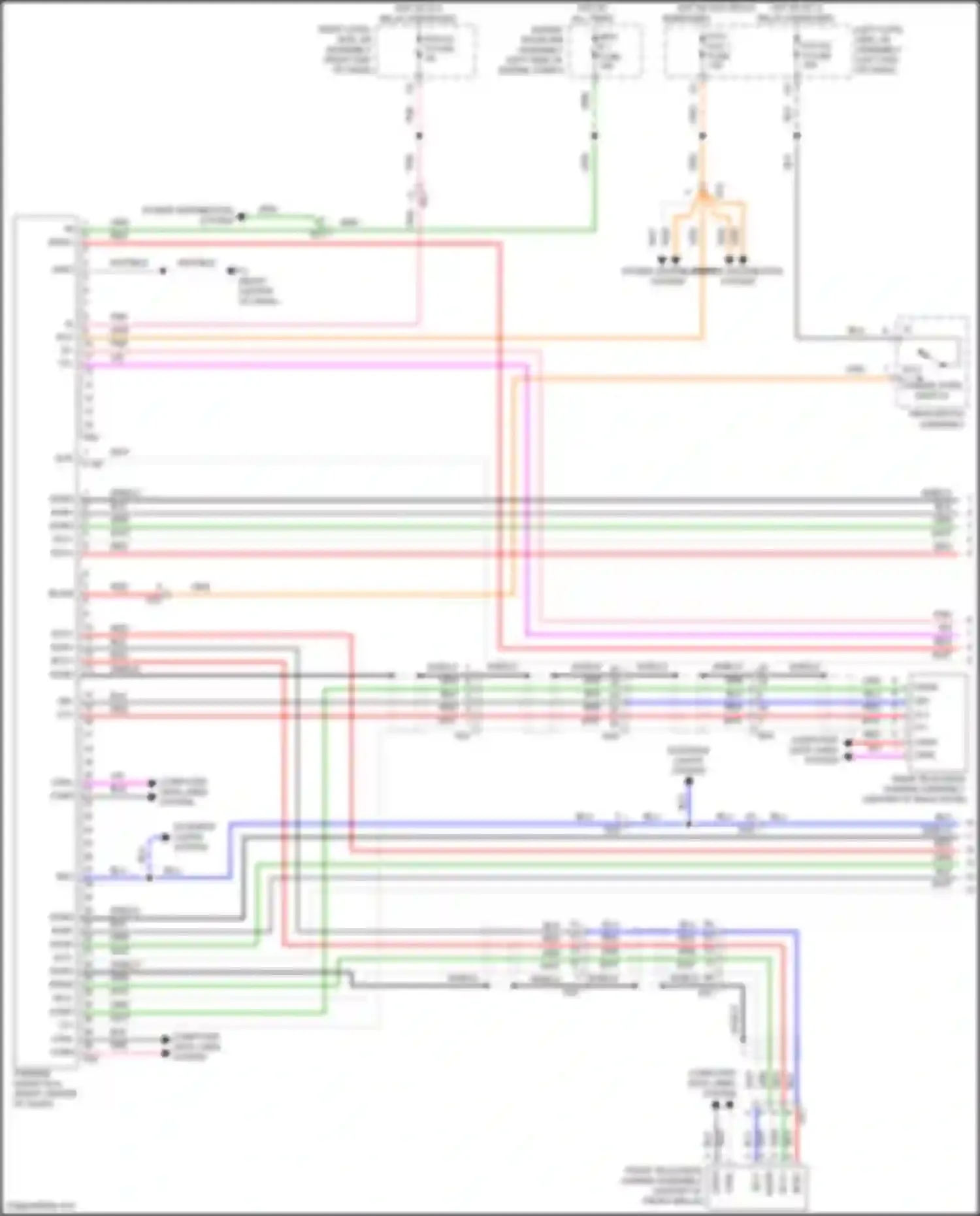 LX Lexus J200 facelift 2 (2015-2023): Parking assistant circuit (1 of 2)