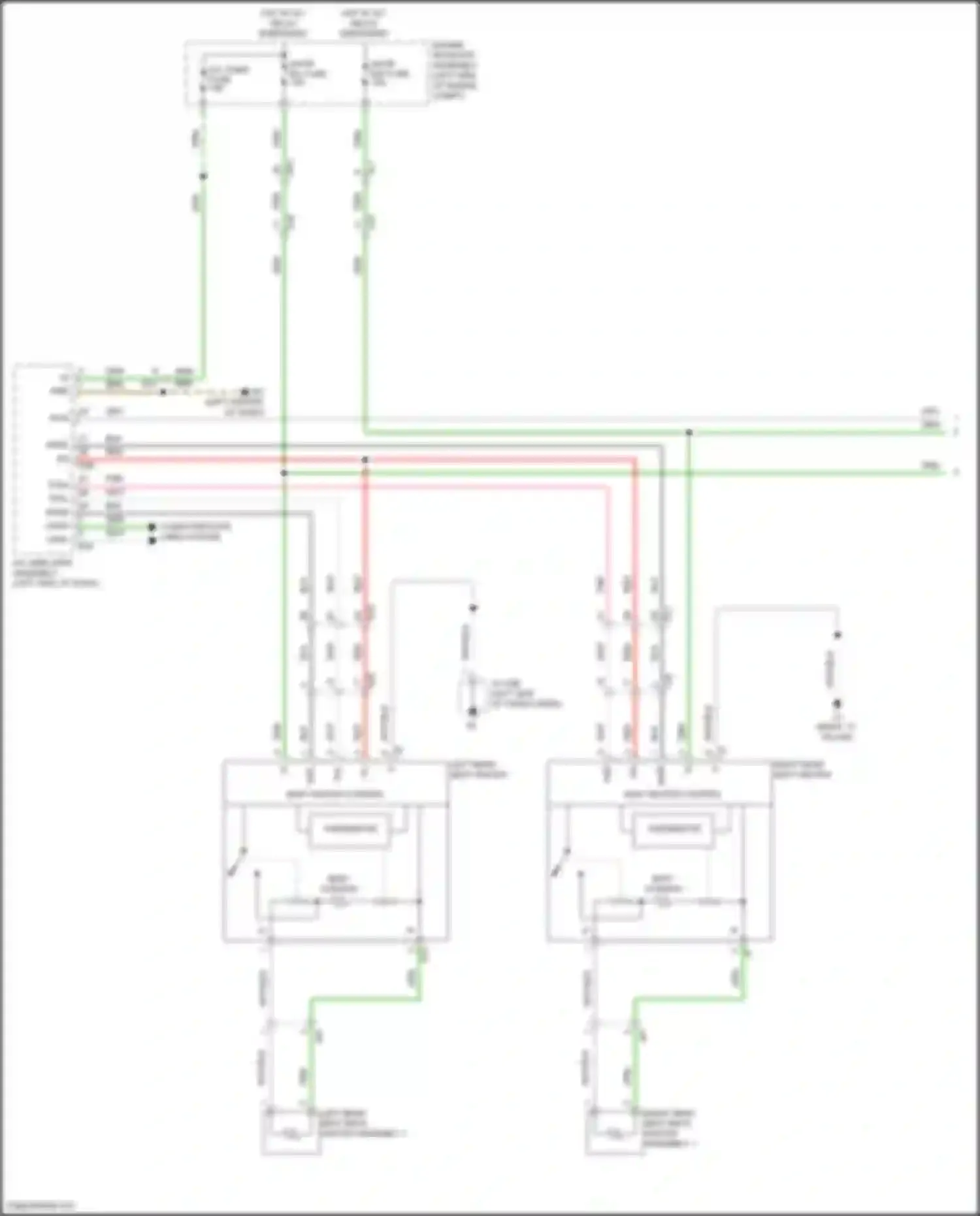 LX Lexus J200 facelift 2 (2015-2023): Rear heated seats circuit (1 of 2)