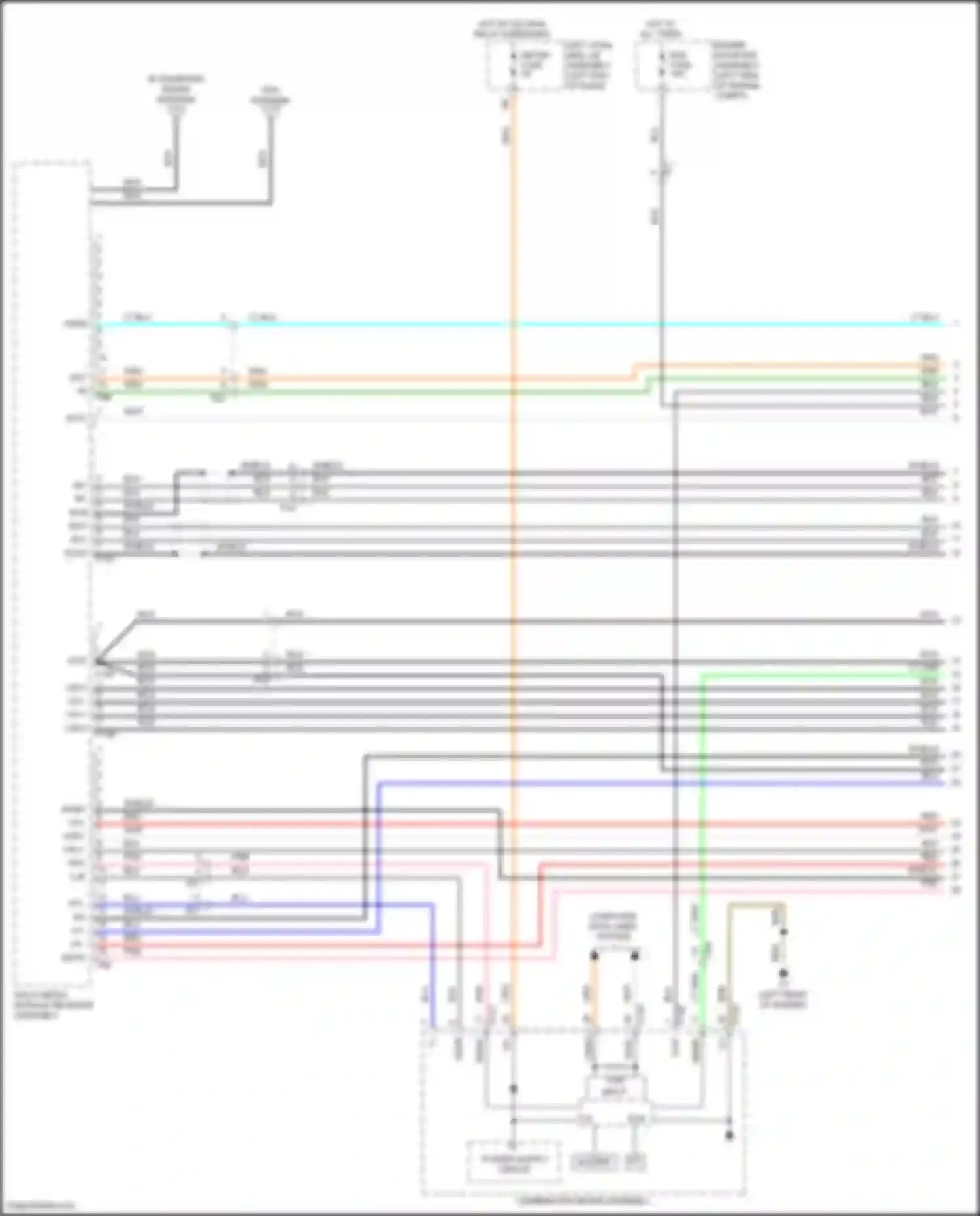LX Lexus J200 facelift 2 (2015-2023): Radio circuit, 19 speaker (1 of 8)