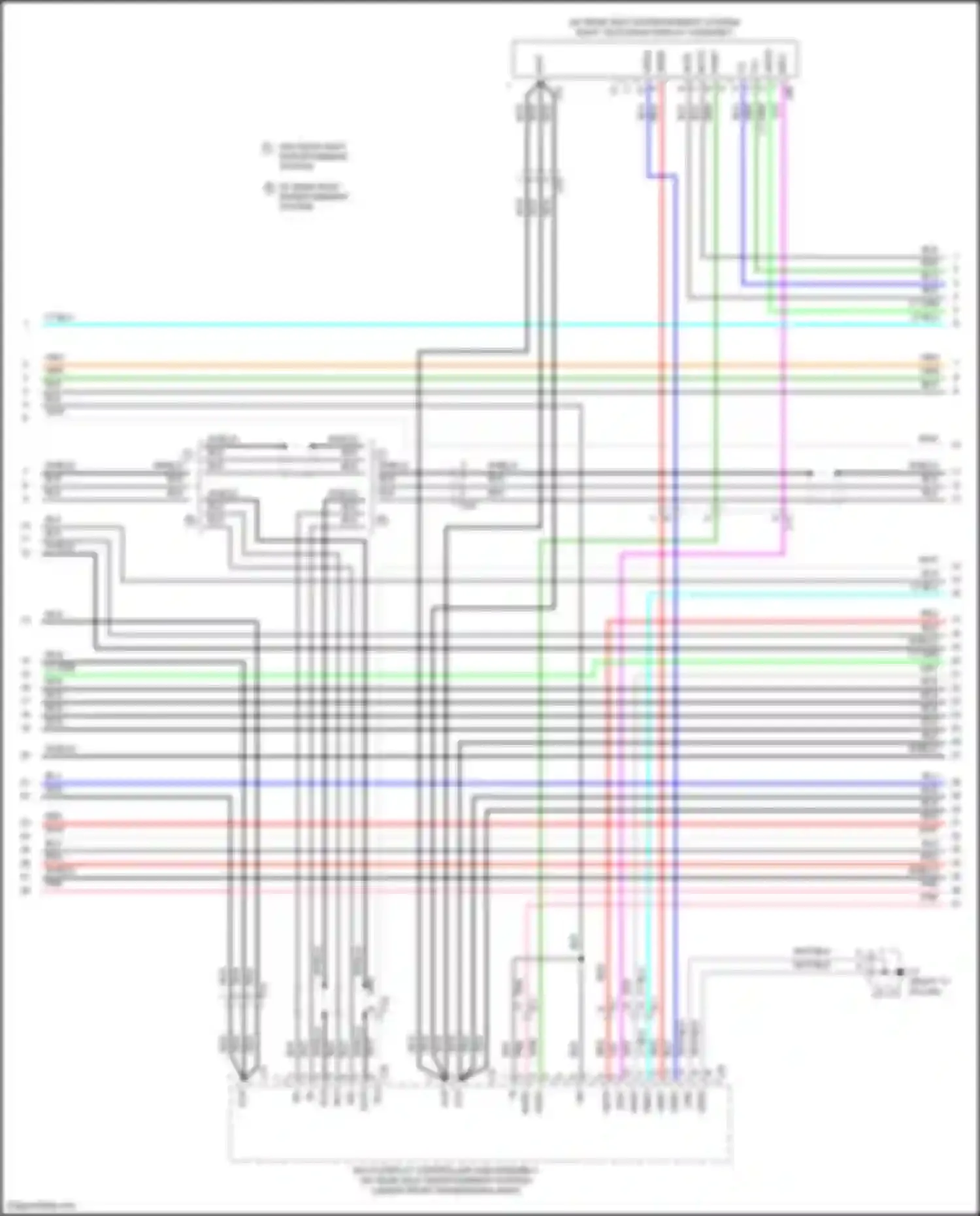 LX Lexus J200 facelift 2 (2015-2023): Radio circuit, 9 speaker (2 of 8)