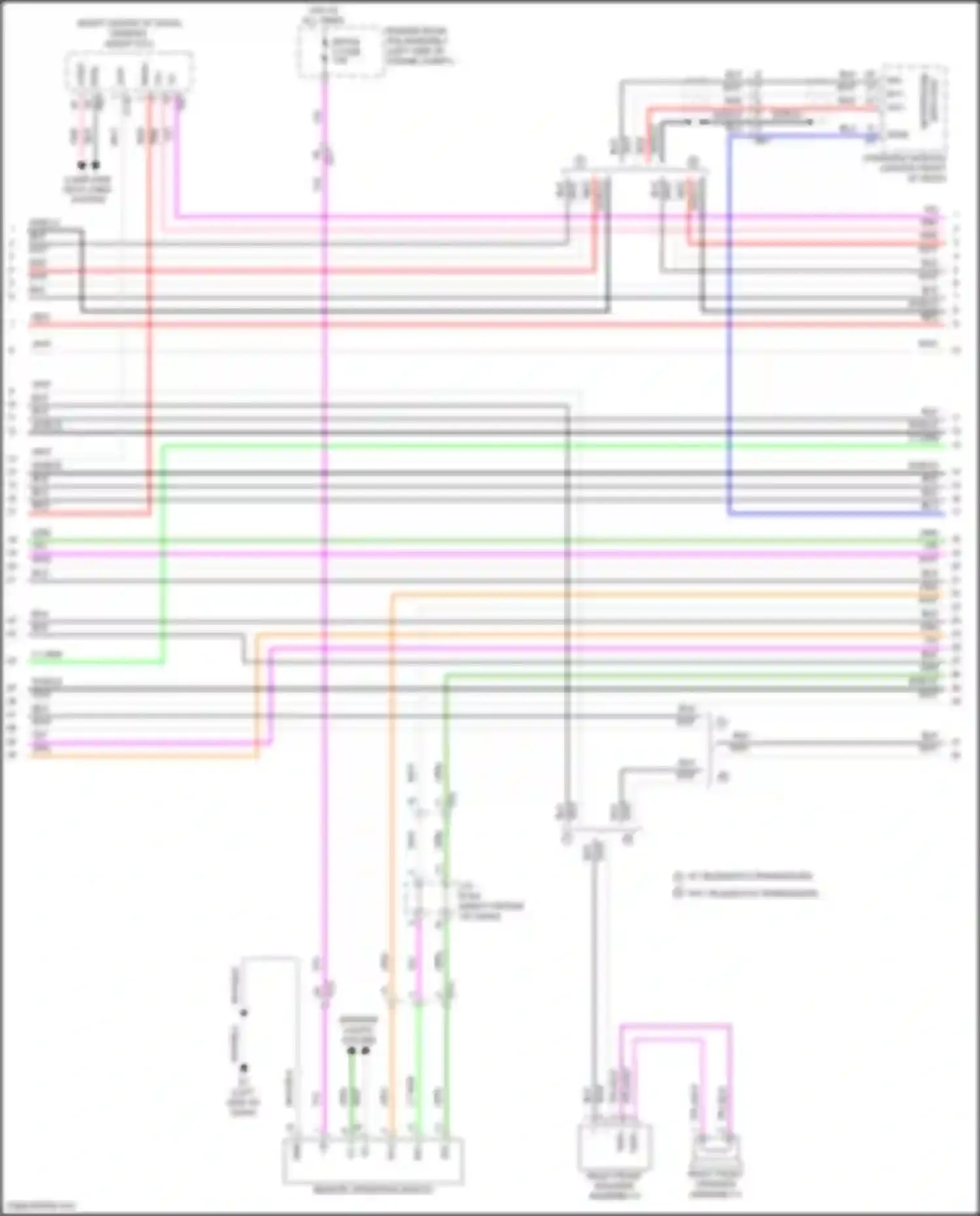 LX Lexus J200 facelift 2 (2015-2023): Radio circuit, 9 speaker (6 of 8)