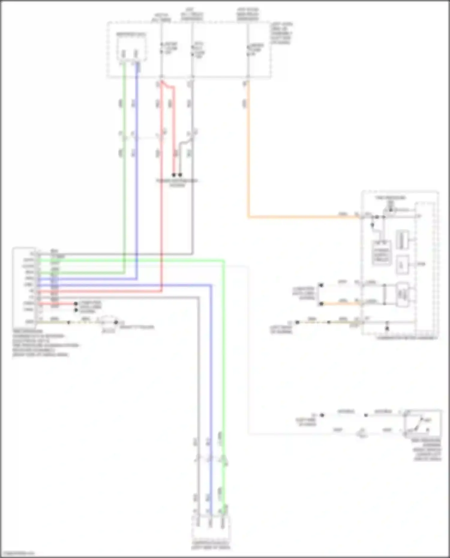LX Lexus J200 facelift 2 (2015-2023): Tire pressure monitoring circuit